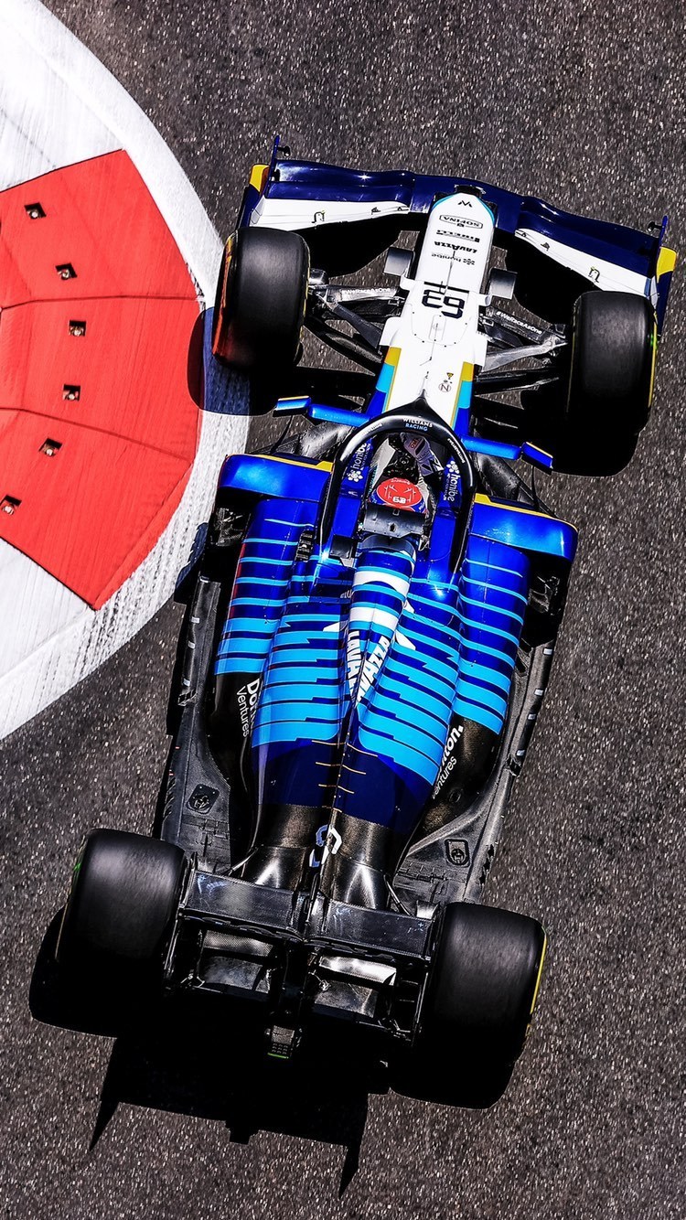 Williams Racing F1 team phone wallpaper