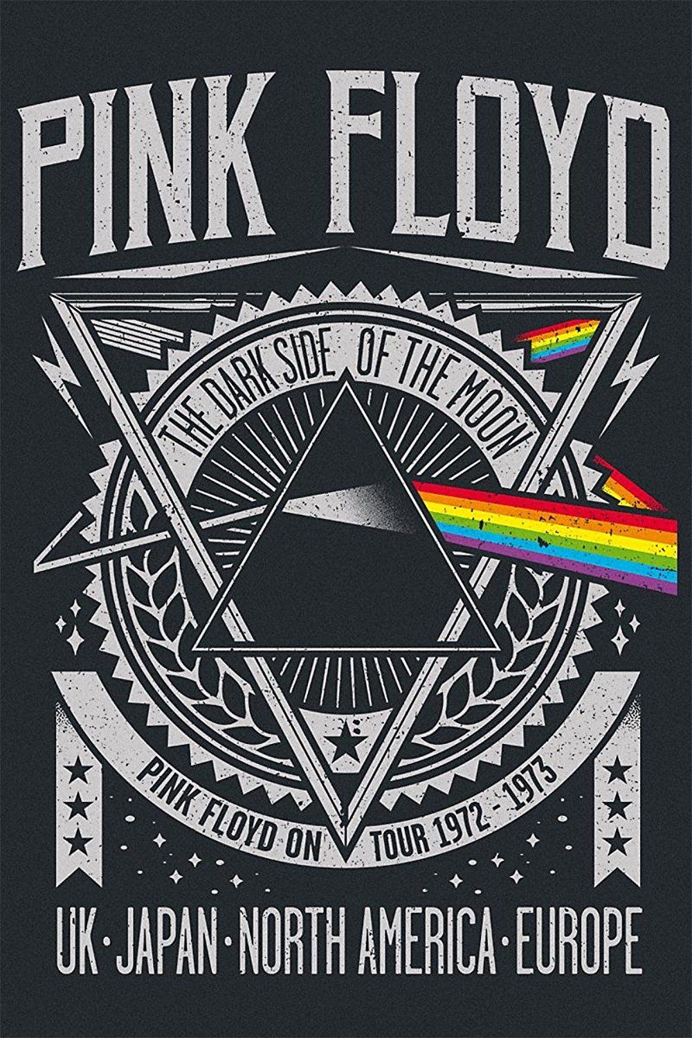 Pink floyd art, Rock band posters, Pink floyd dark side