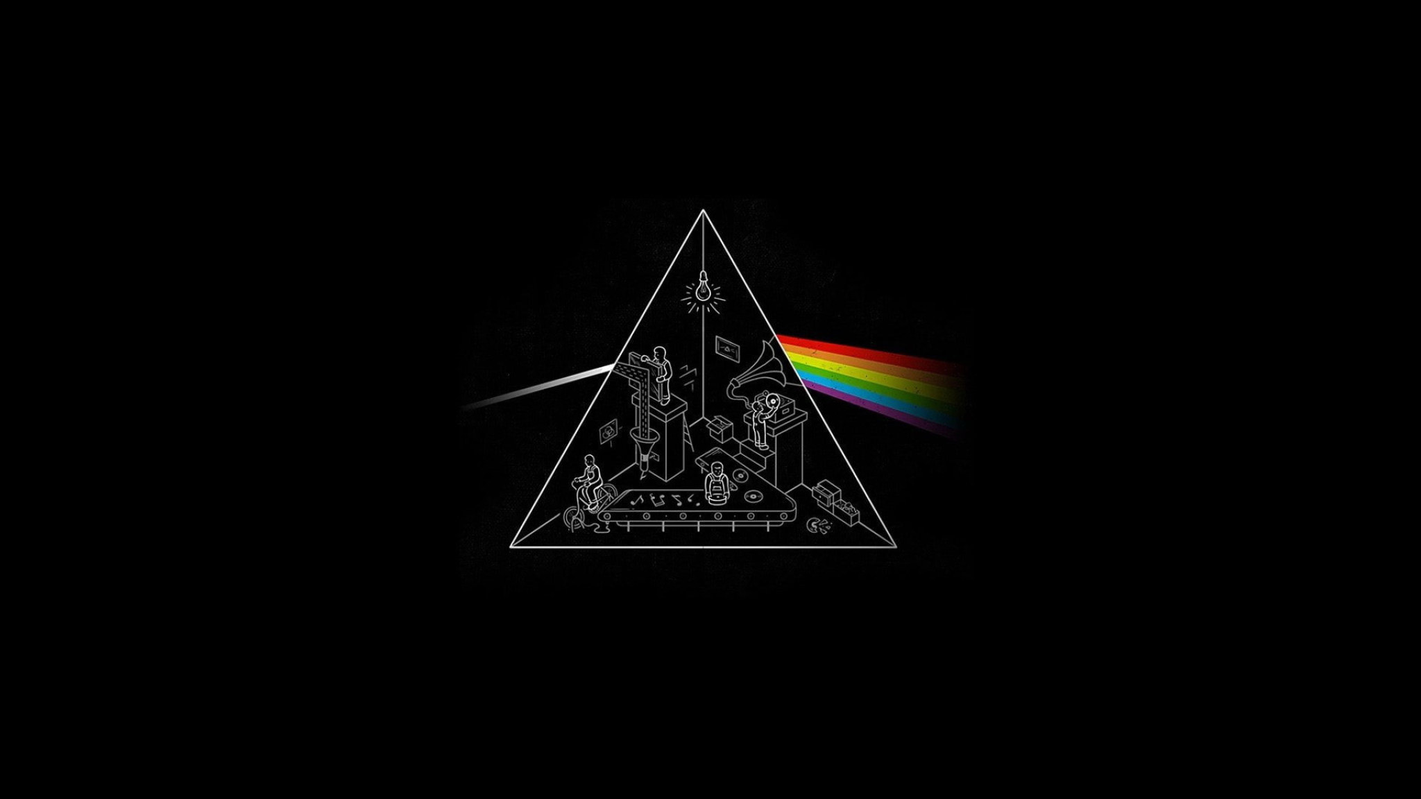 Wallpaper Pink Floyd Dark Side Of The Moon, Band Music • Wallpaper For You HD Wallpaper For Desktop & Mobile