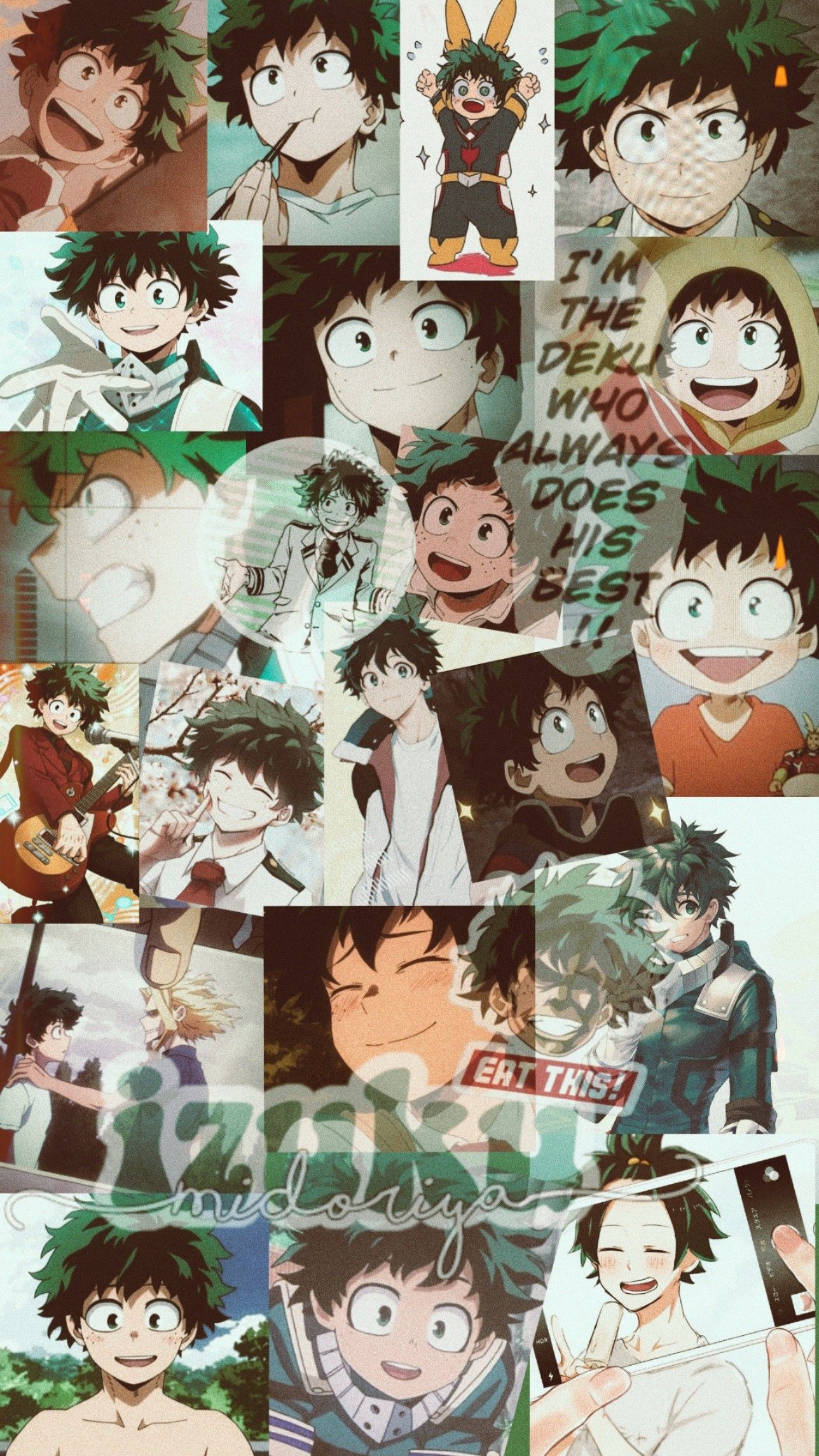 Deku Collage Wallpapers - Wallpaper Cave