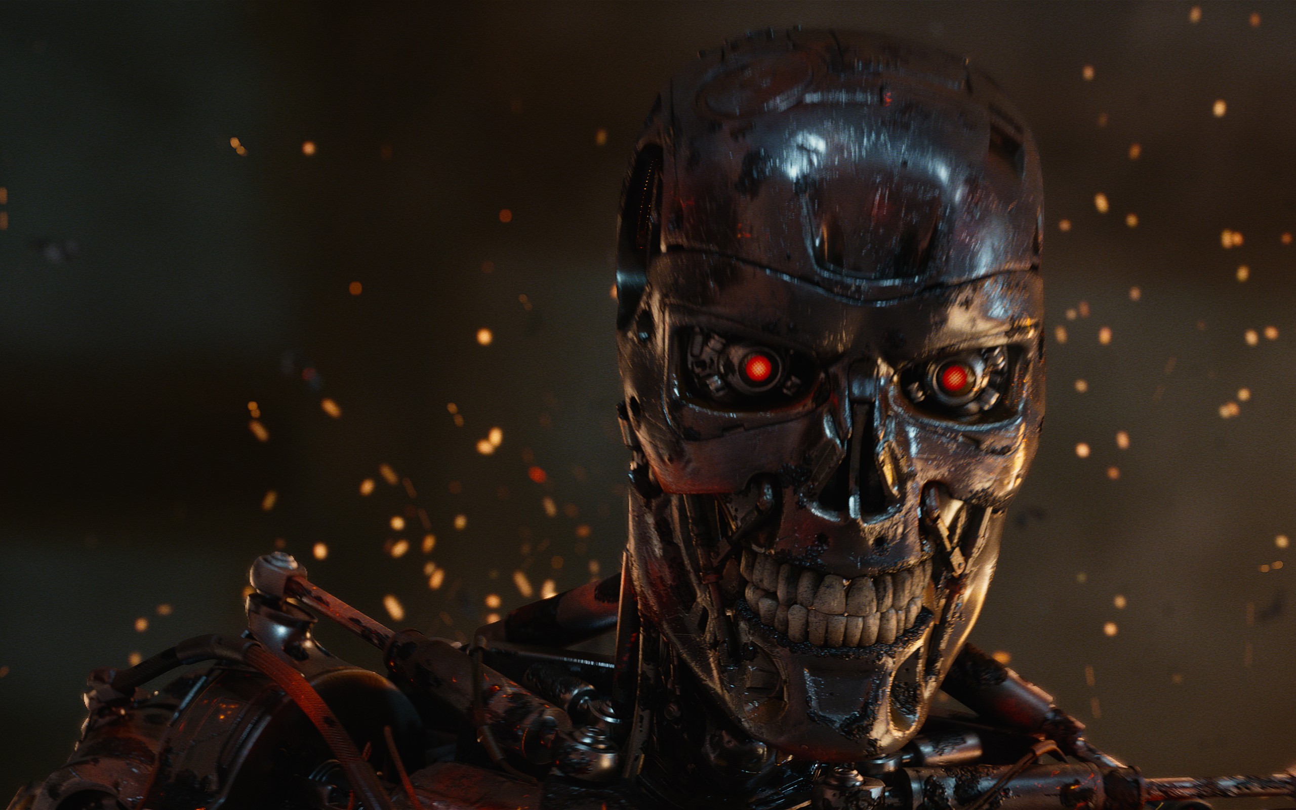 T 800 Endoskeleton Terminator Genisys Wallpaper:2560x1600