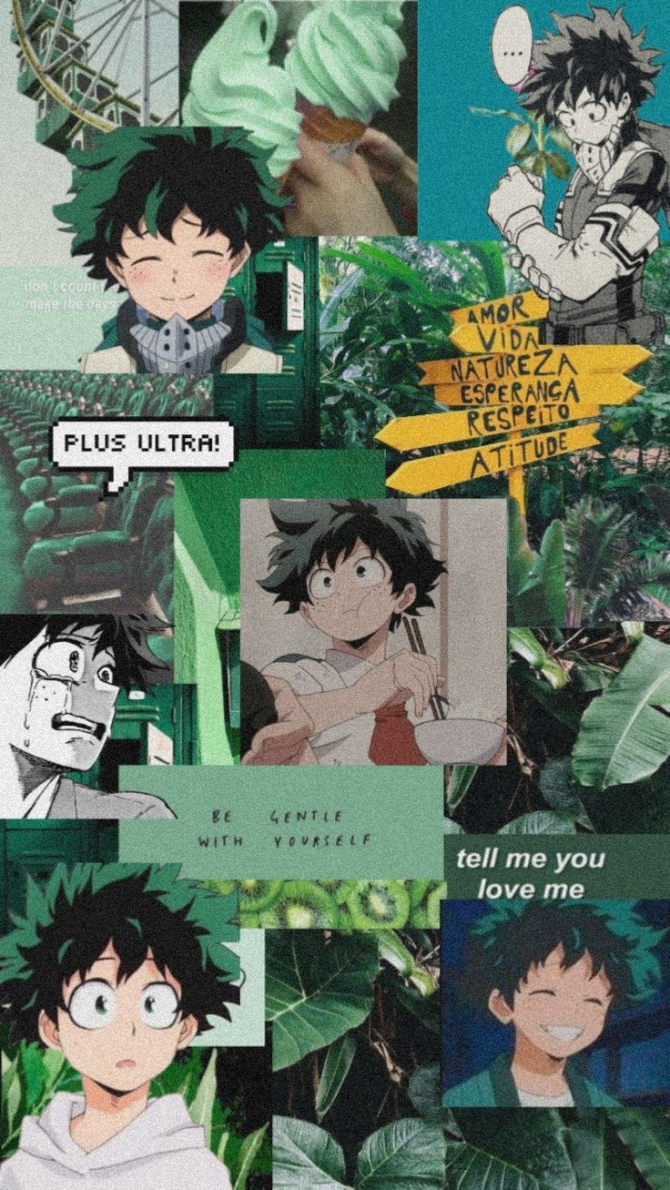 Deku Collage Wallpapers - Wallpaper Cave