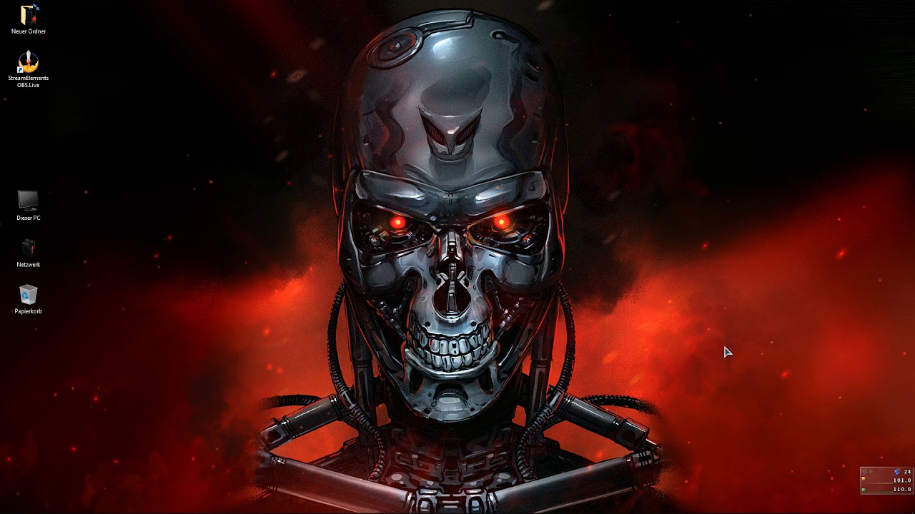 Wallpaper Engine T 800 Wallpaper With Particle Effects (1920x1080)