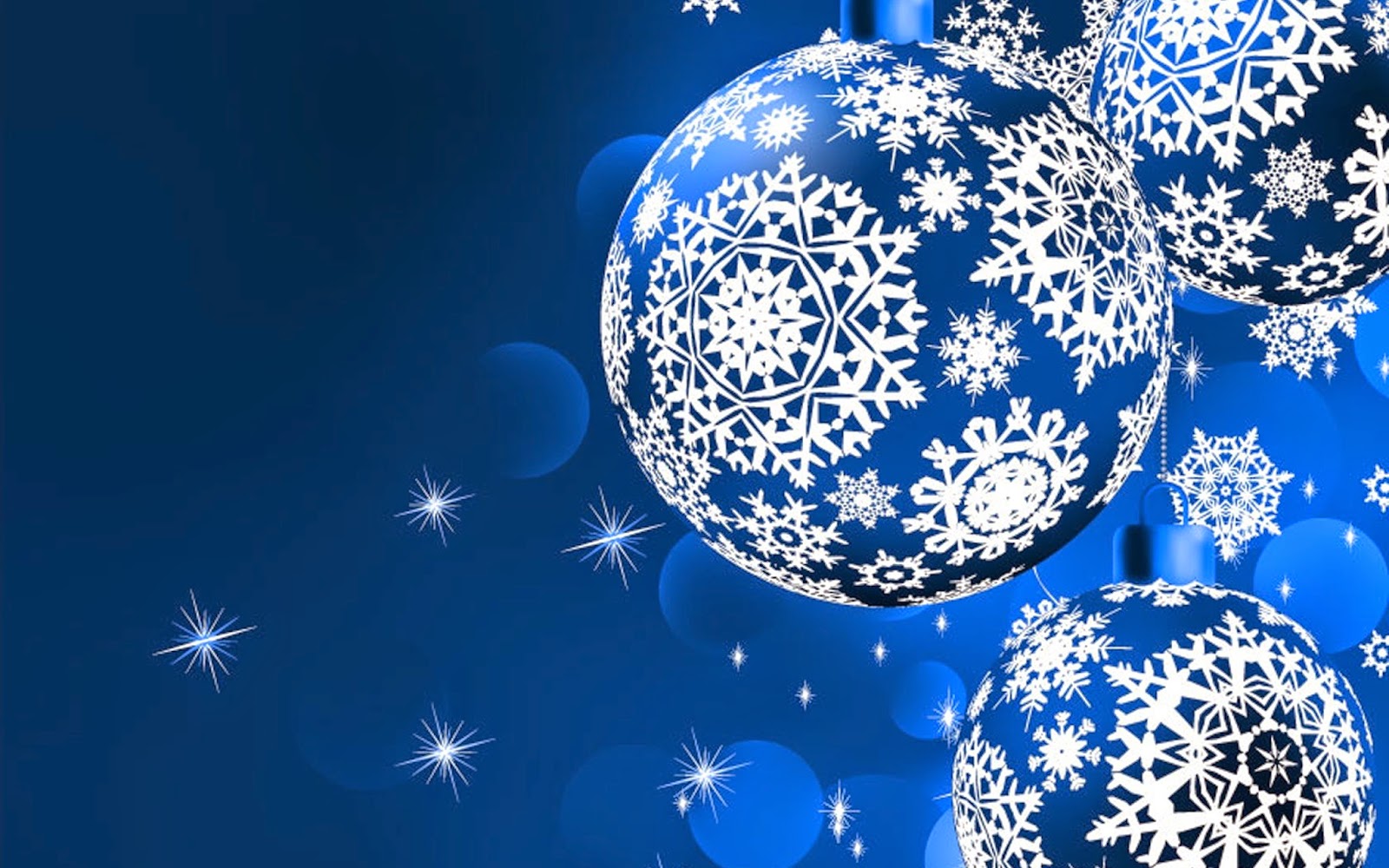 Christmas Bauble Abstract Vector Graphics Image Blue Background Silver Designs Wallpaper