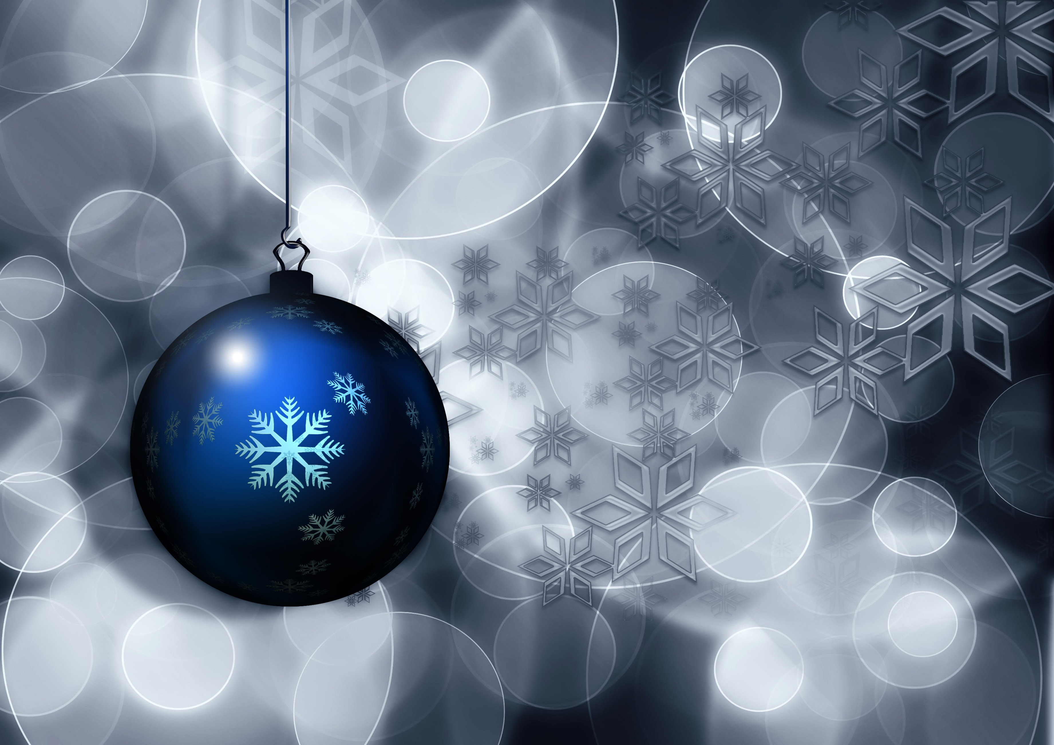 More Ball Decoration for a Free Christmas Wallpaper and Christmas Background Image