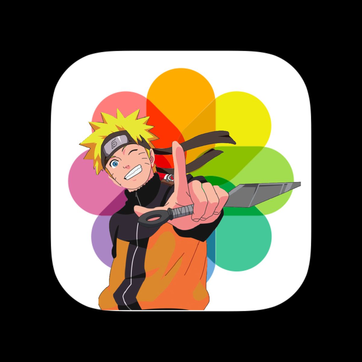 Naruto Photo Icon. Cute app, Android app icon, App anime
