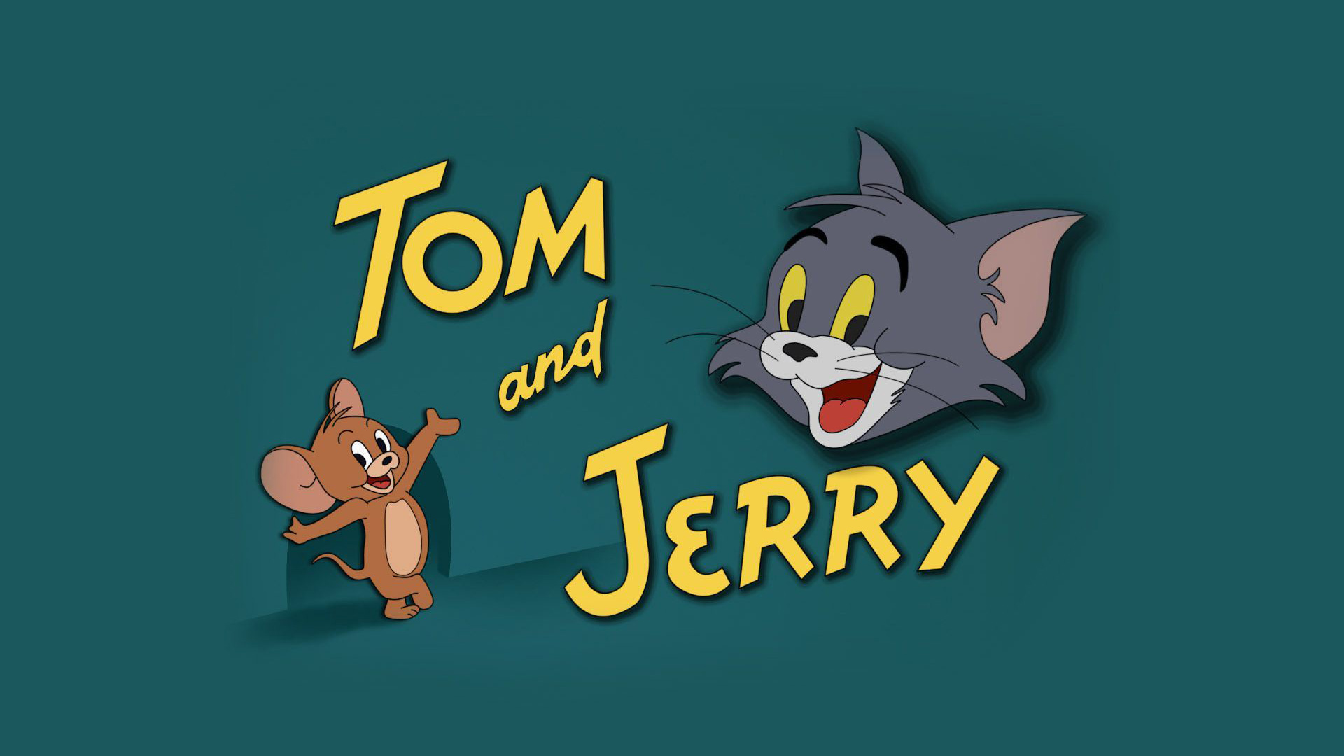 Tom and jerry cat and mouse background picture classic desktop wallpaper