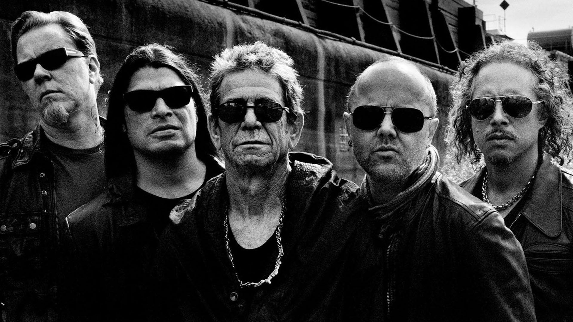Lou Reed Metallica Band Members Sunglasses Black And Reed Metallica