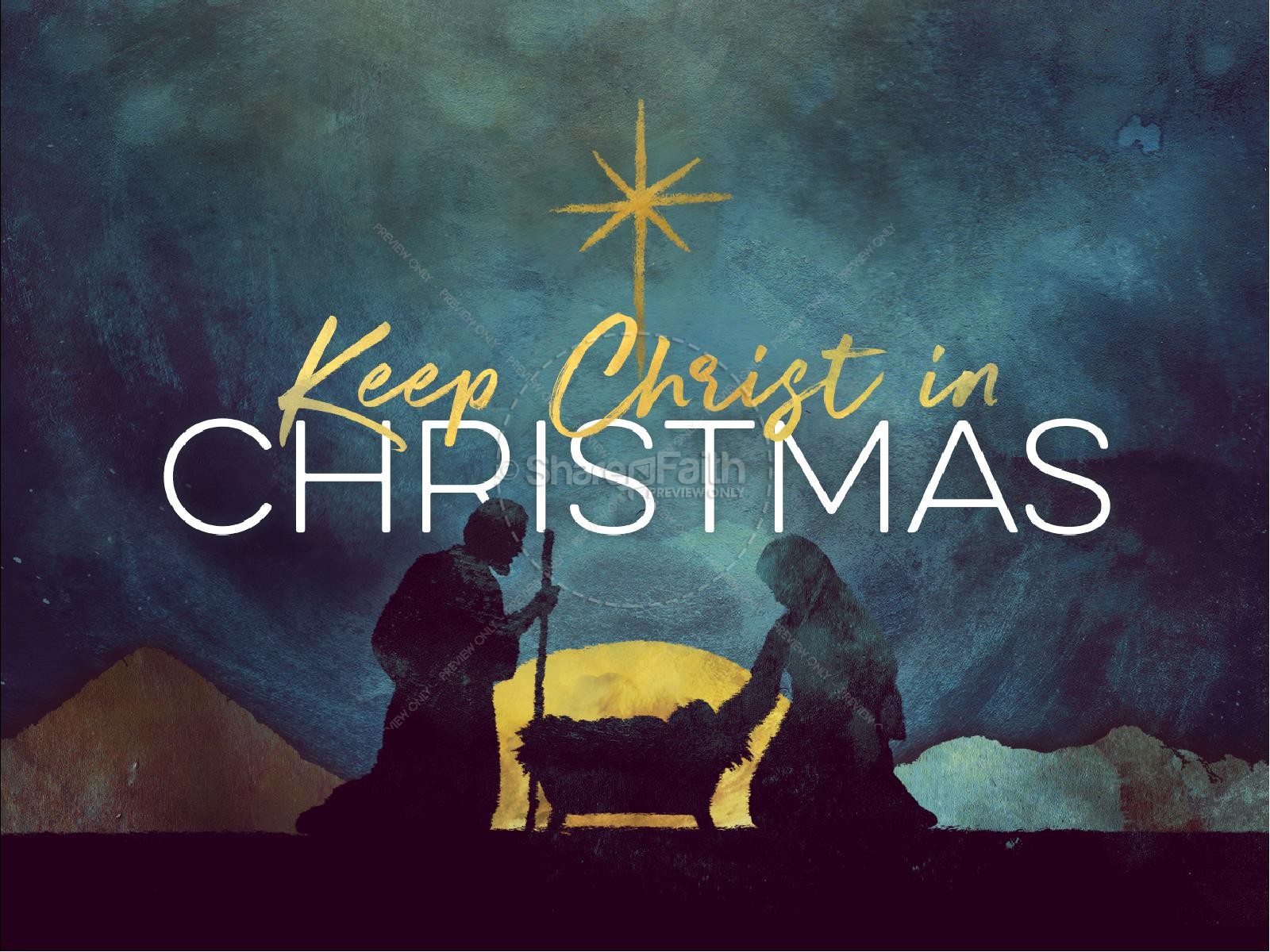 Keep Christ In Christmas Flyer