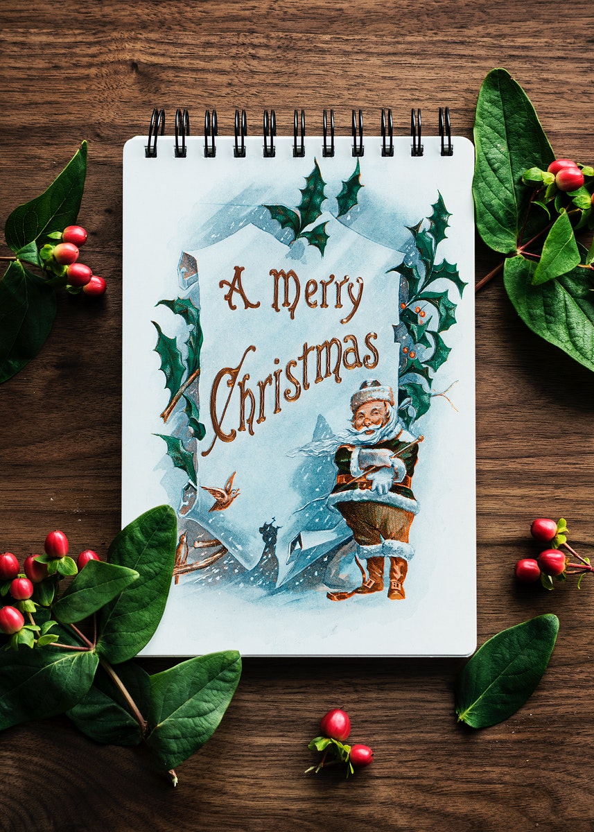 Christmas Poster Mock Up Image Wallpaper