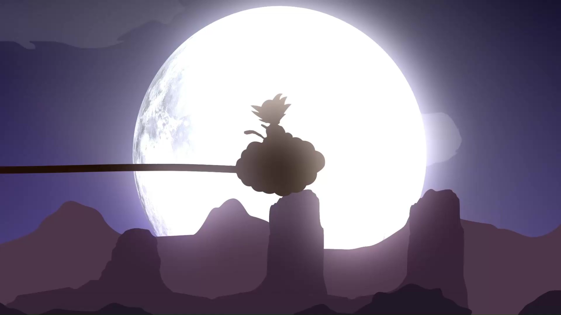 Kid Goku Flying Nimbus Live Wallpaper
