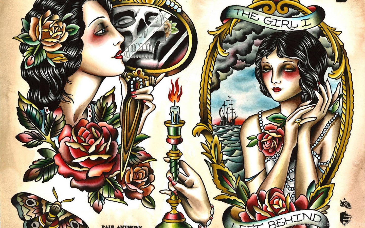 Traditional Tattoo Flash Picture Wallpaper, Other Wallpaper. Desktop Background