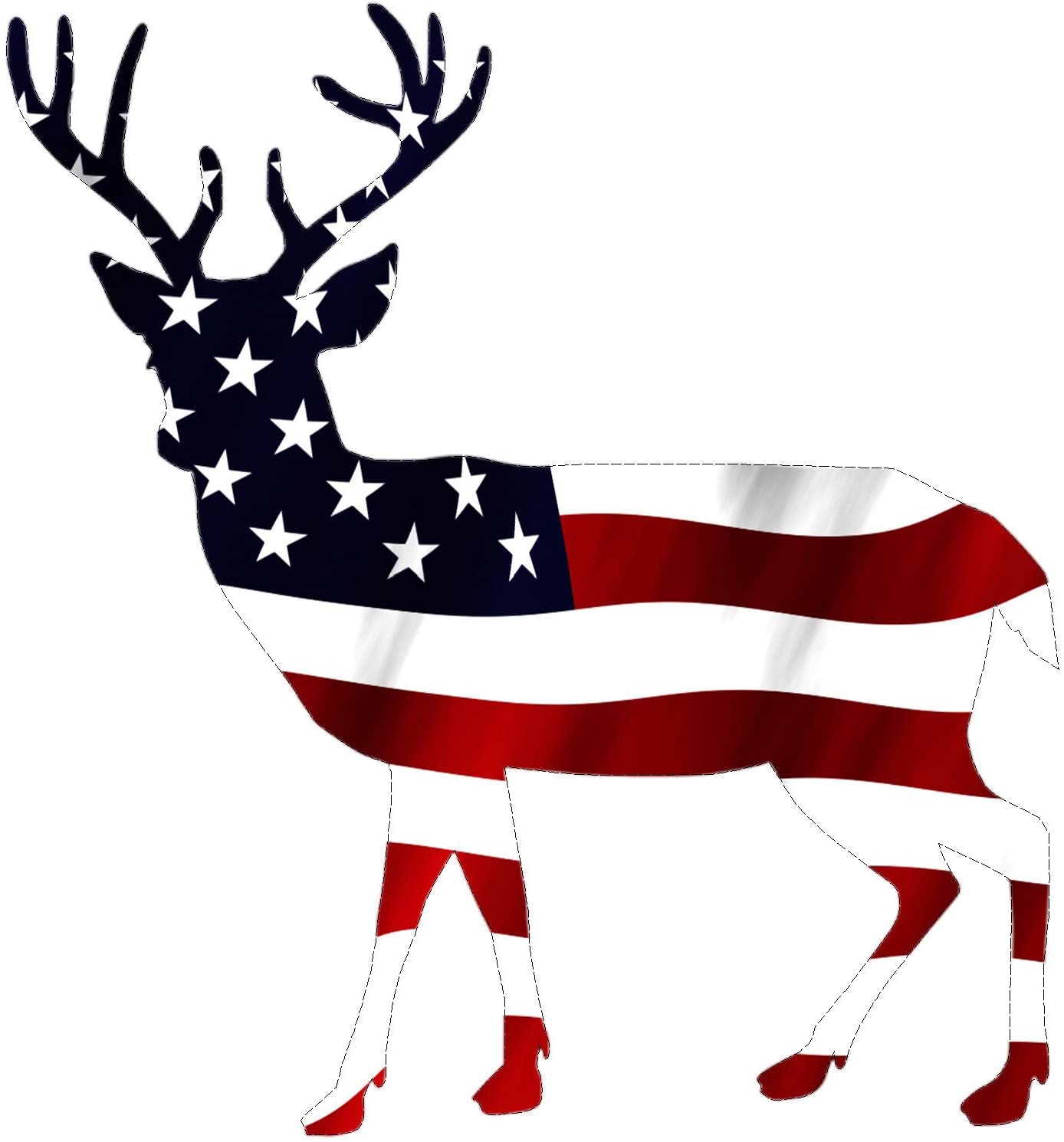 American Flag BucknDeer Wood Cornhole Wraps Scope 3  Camouflage Wrap Kits