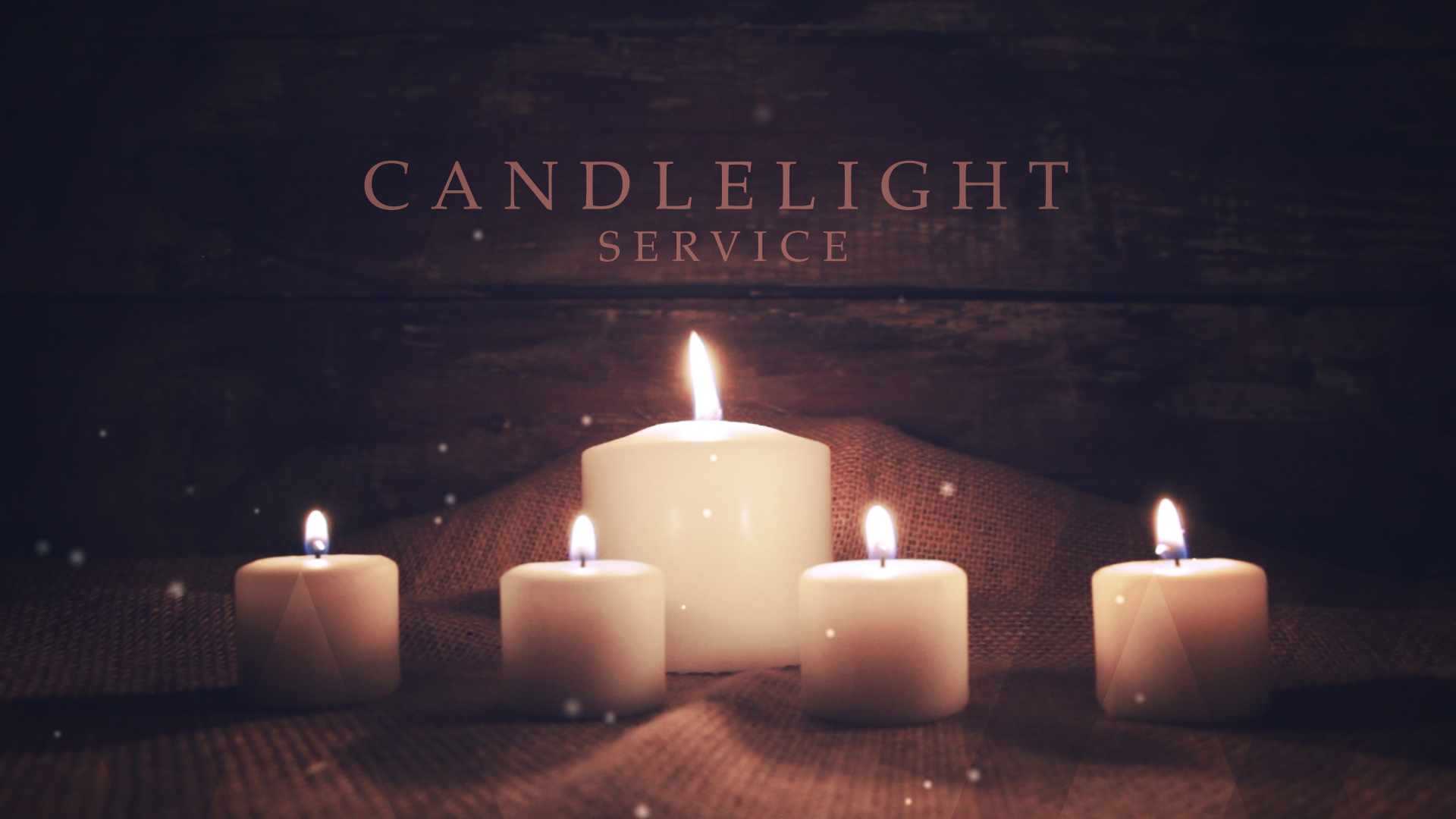 Christmas By Candlelight Wallpaper