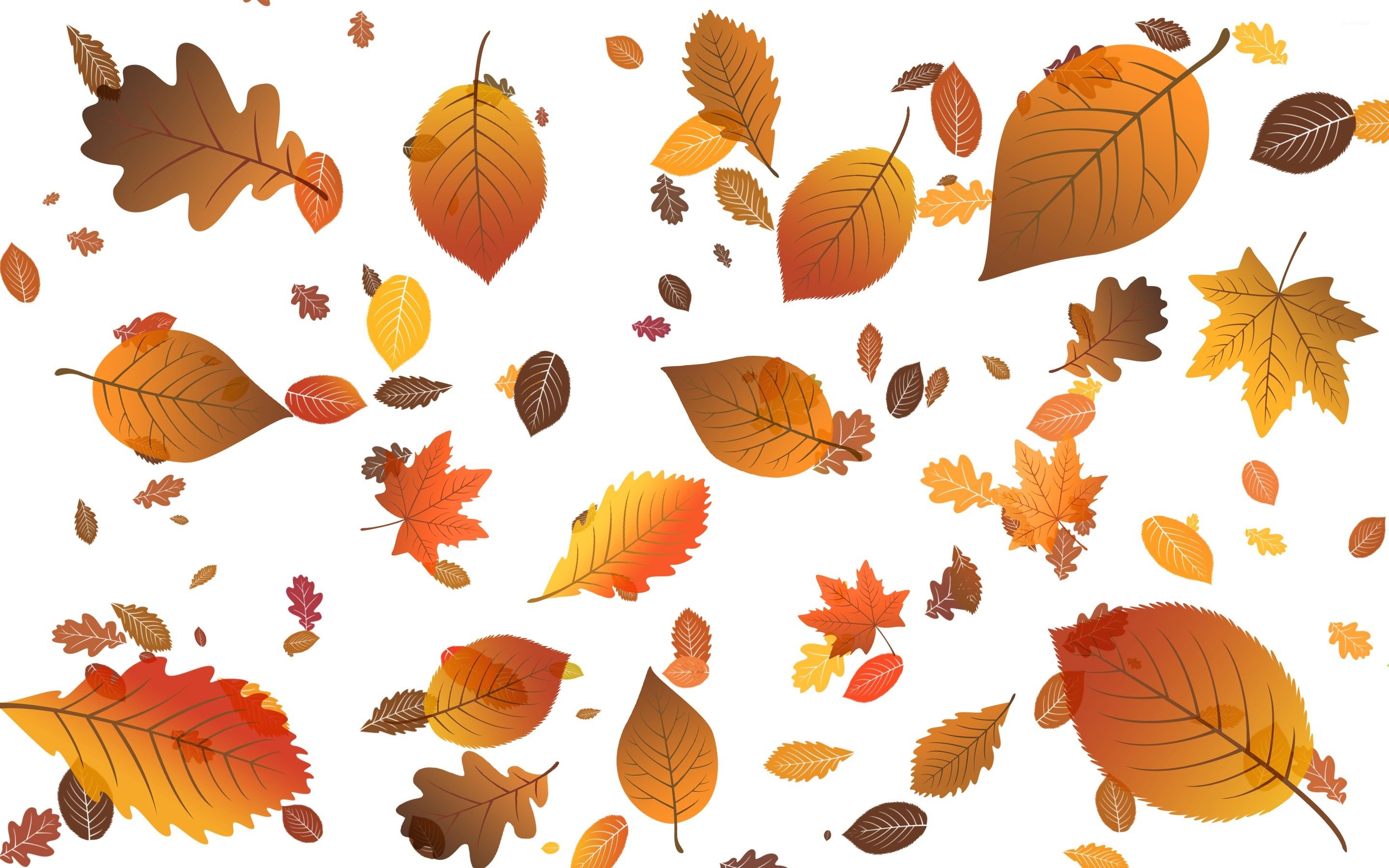 Autumn Leaves Cartoon Wallpapers - Wallpaper Cave