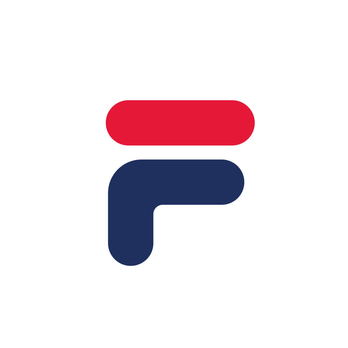 Fila logo Korea. Typographic logo design, Single letter logo, Letter f