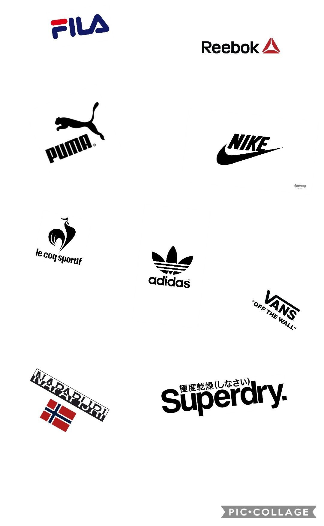 Wallpaper Puma, Nike, Le coque Sportif, Adidas, Vans, Napapijri, Superdry, Fila and Reebook / by. Adidas logo wallpaper, Shirt brand logos, Sports brand logos