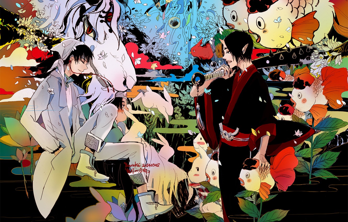 Wallpaper The Demon, Art, Guys, Hoozuki No Reitetsu, Cold Blooded Hozuki Image For Desktop, Section сёнэн