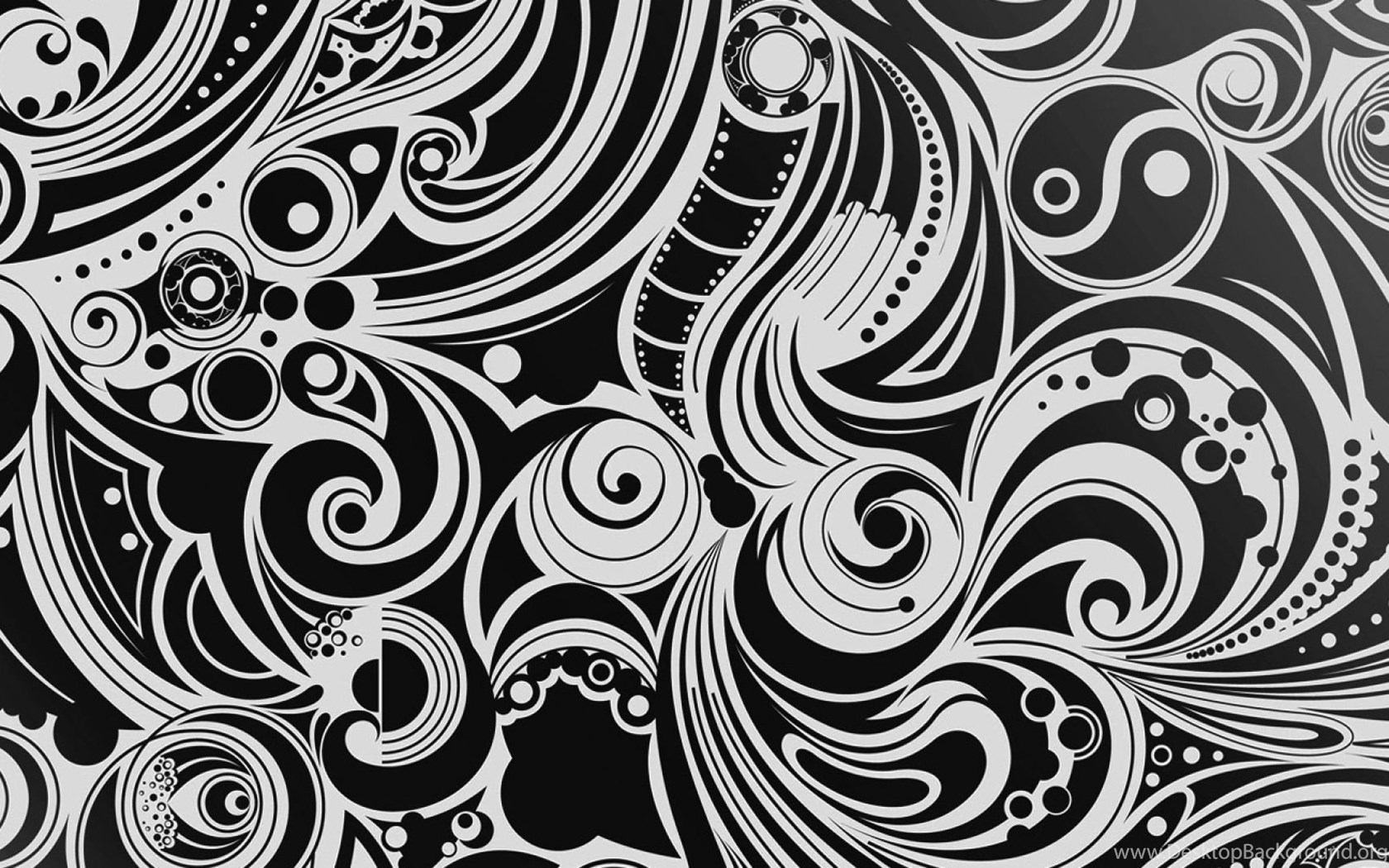 Download Wallpaper 2560x1080 Black, White, Pattern, Shape. Desktop Background
