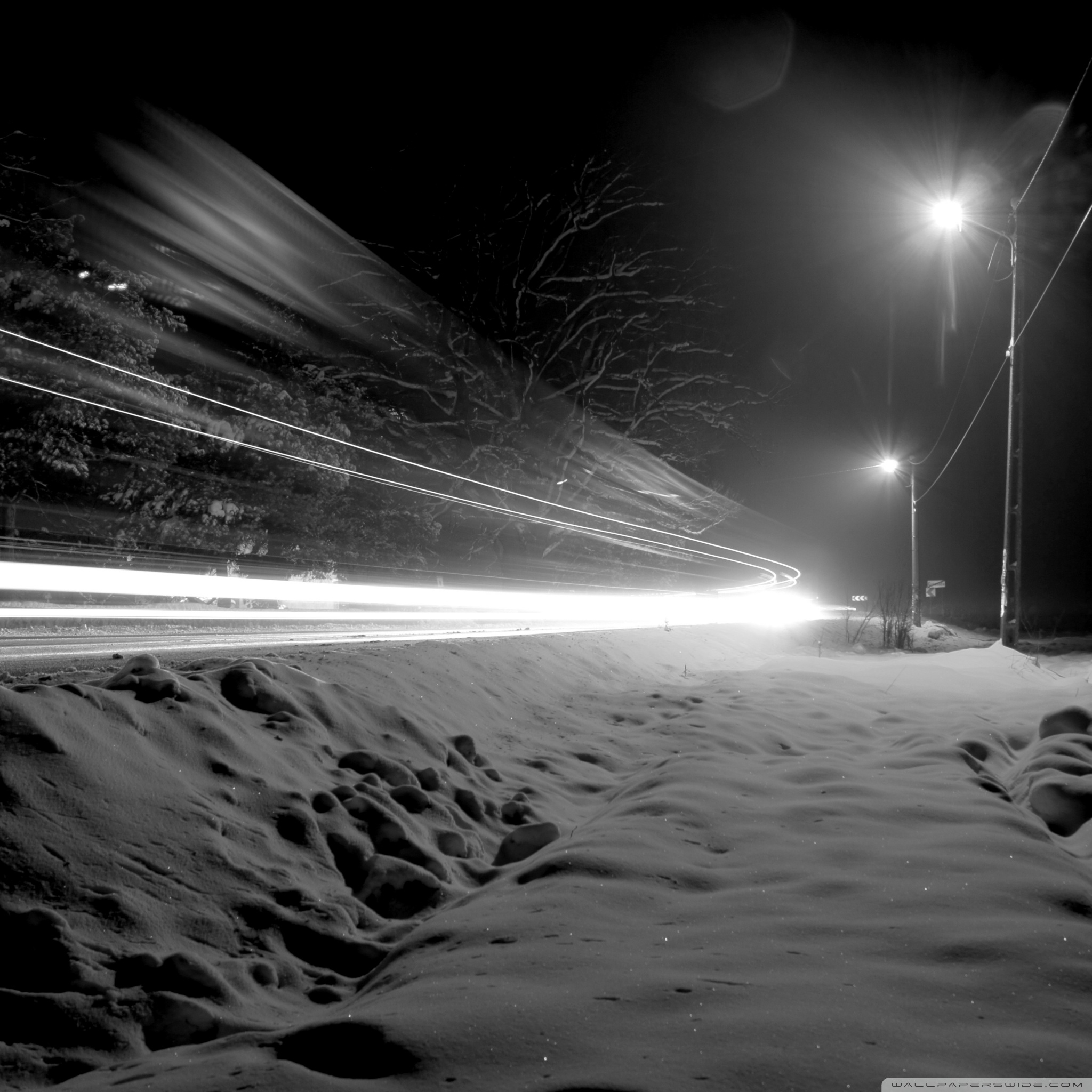 Winter Night Ultra HD Desktop Background Wallpaper for 4K UHD TV, Multi Display, Dual Monitor, Tablet