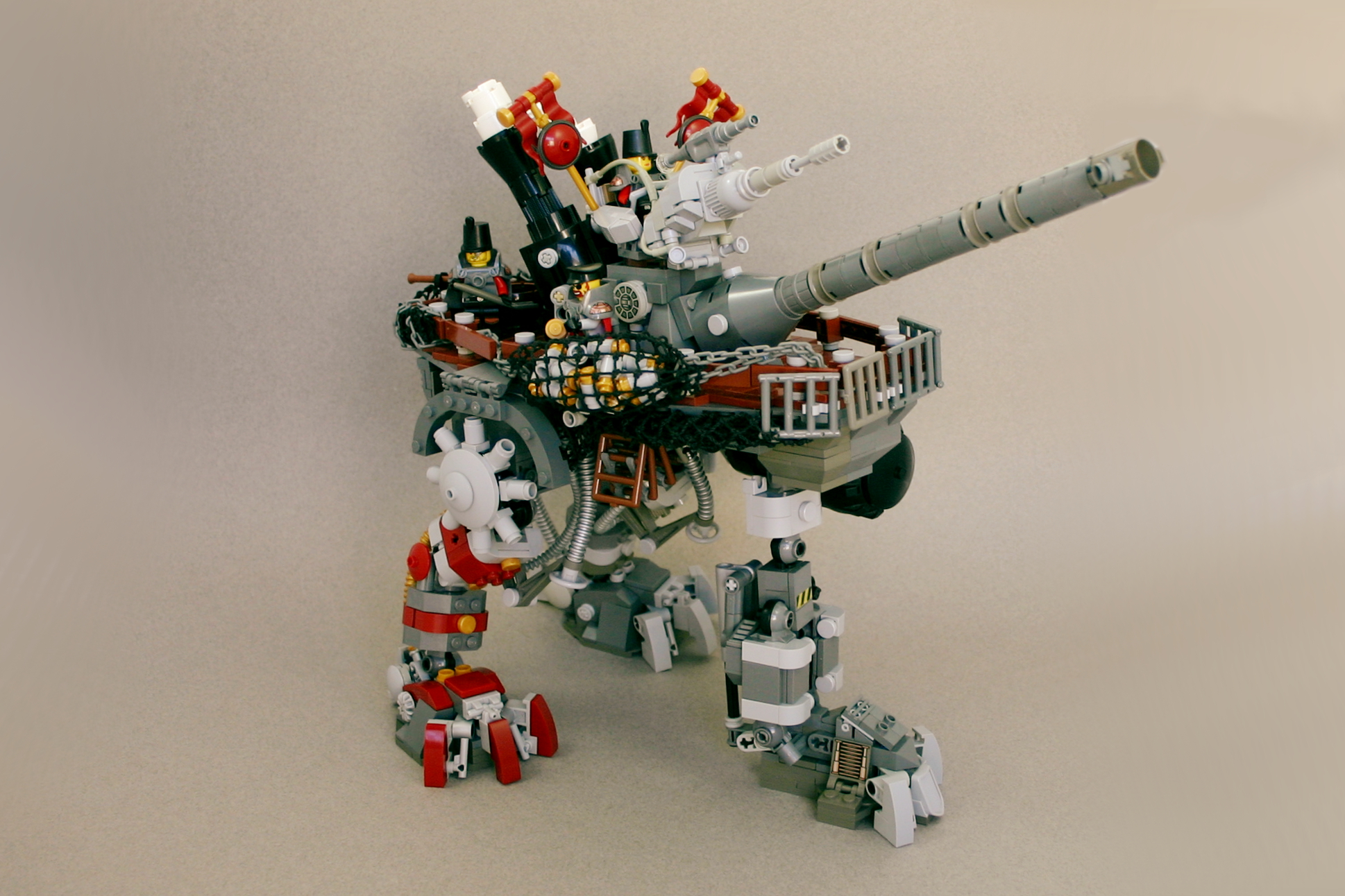 Wallpaper, walking, star, war, punk, LEGO, diesel, engine, machine, gear, steam, creation, walker, madness, artillery, wars, build, moc, fbtb, atin, atap 1938x1292
