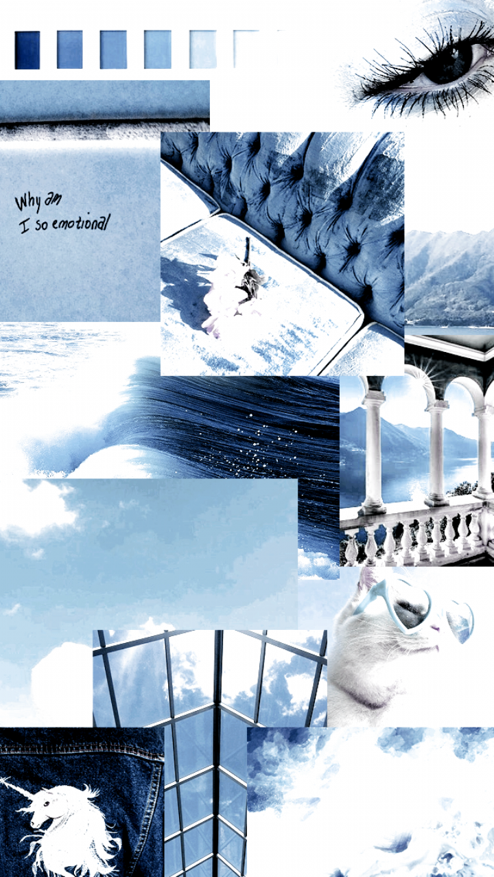 Blue Winter Collage Wallpapers - Wallpaper Cave