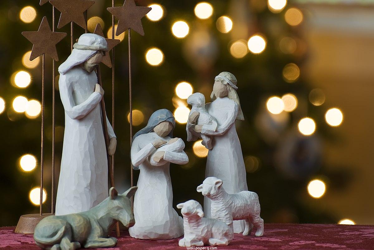 Download Jesus and merry on christmas wallpaper and image for your mobile cell phone