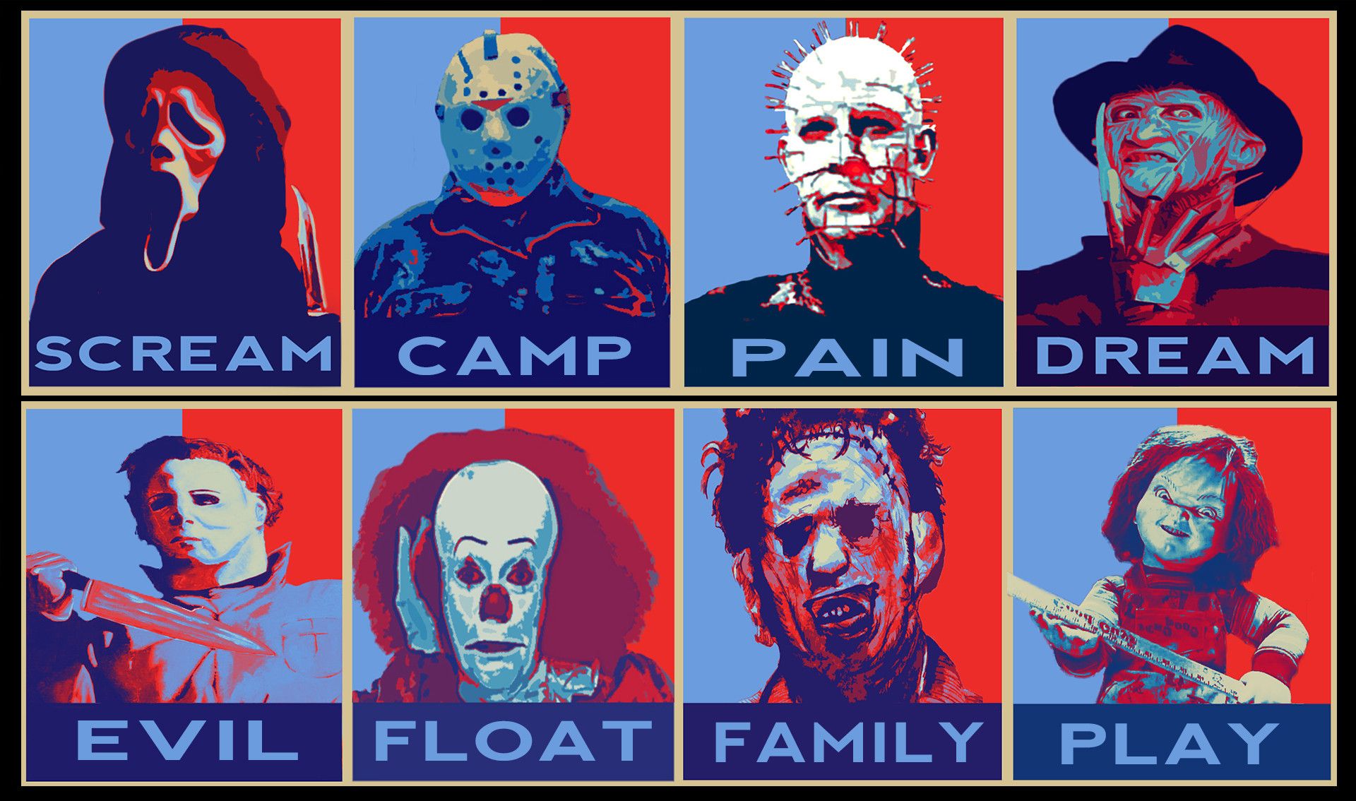 Choose. Horror icons, Classic horror movies, Horror movie icons