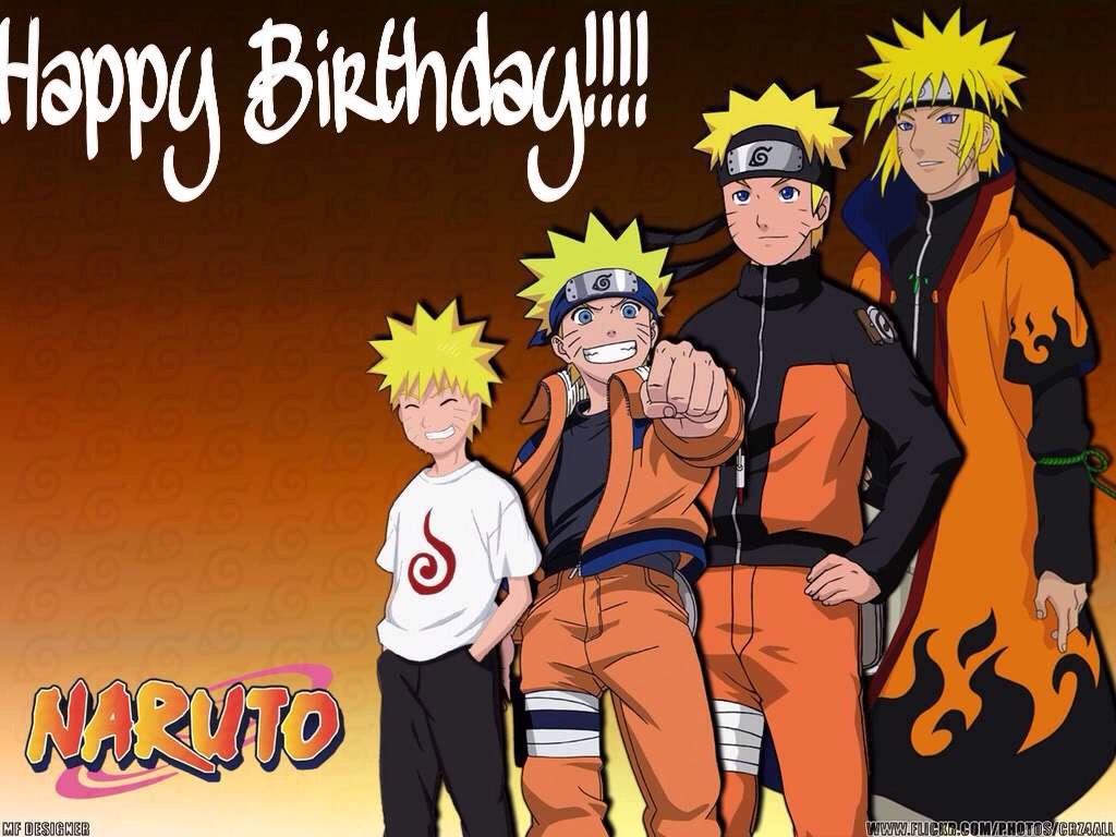 Happy Birthday Naruto Wallpaper Free Happy Birthday Naruto Background