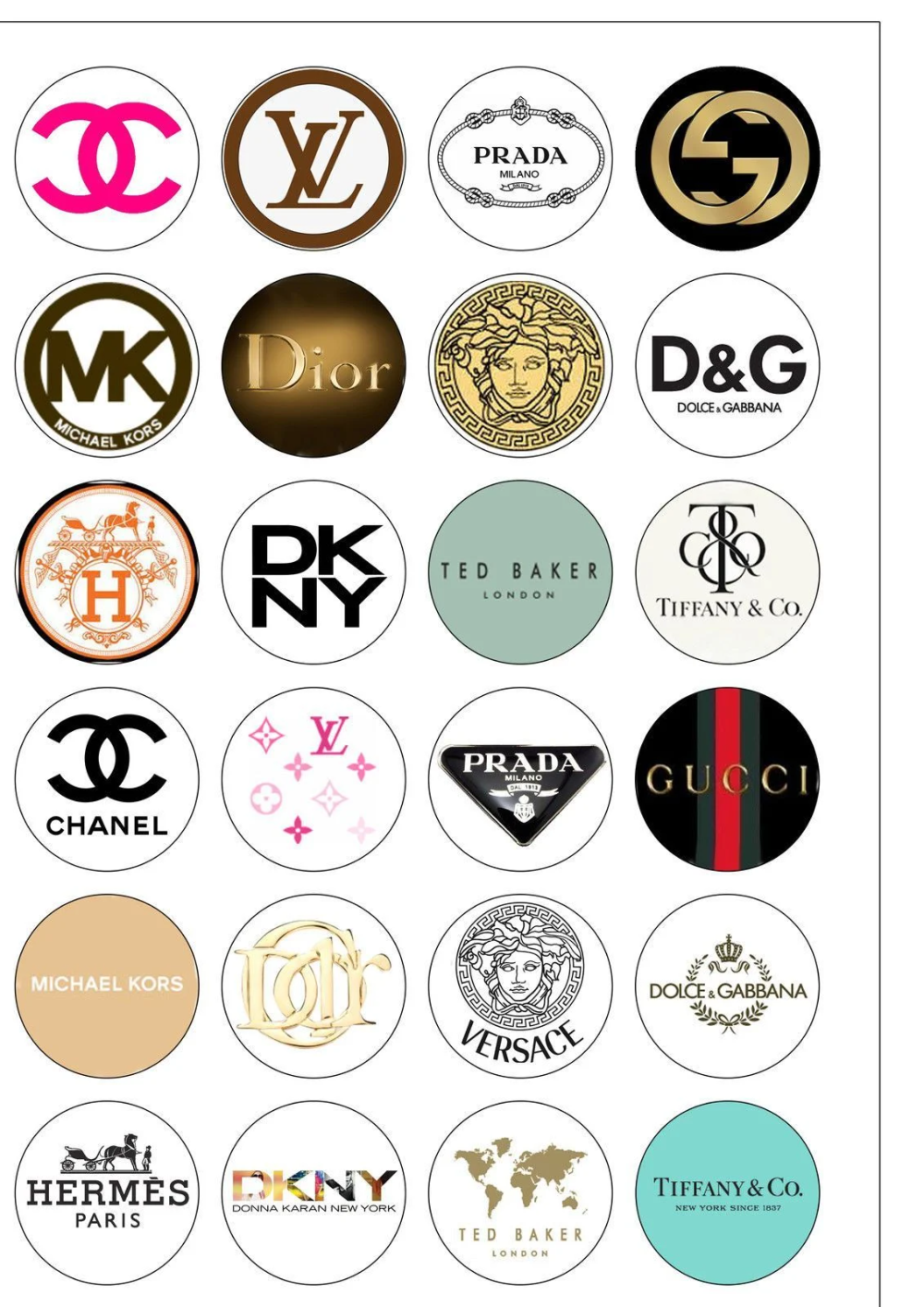 Designer Logo Wallpaper Free Designer Logo Background 2021. Chanel stickers, Luxury brand logo, Fashion logo branding