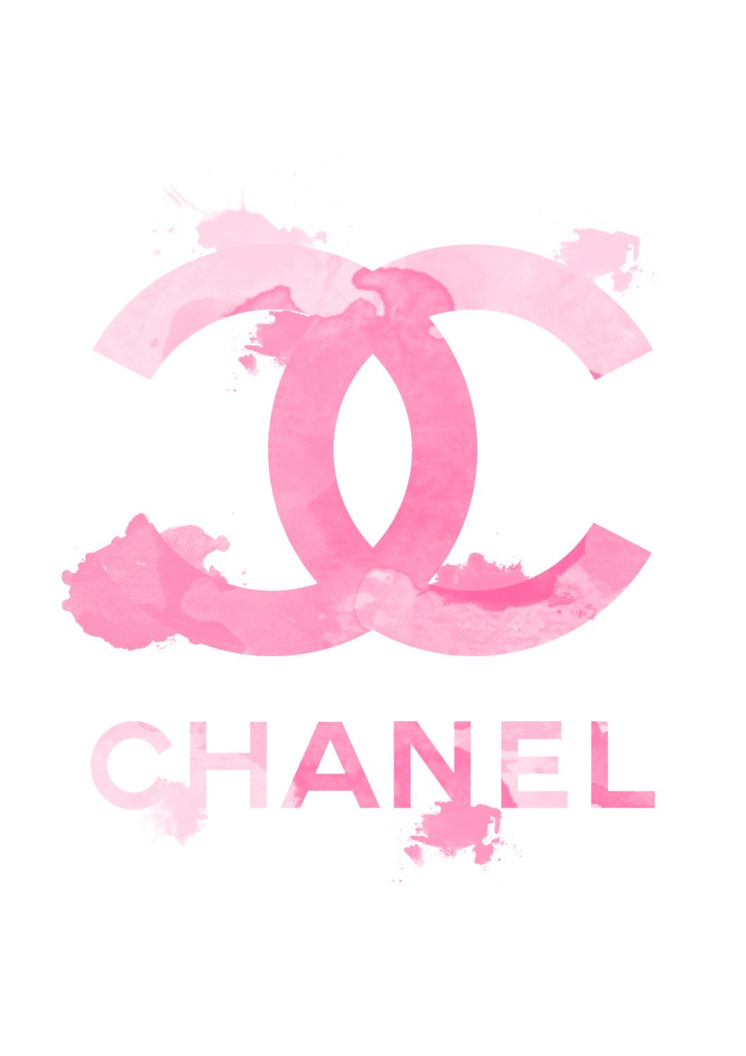 Pink Chanel Logo Wallpaper