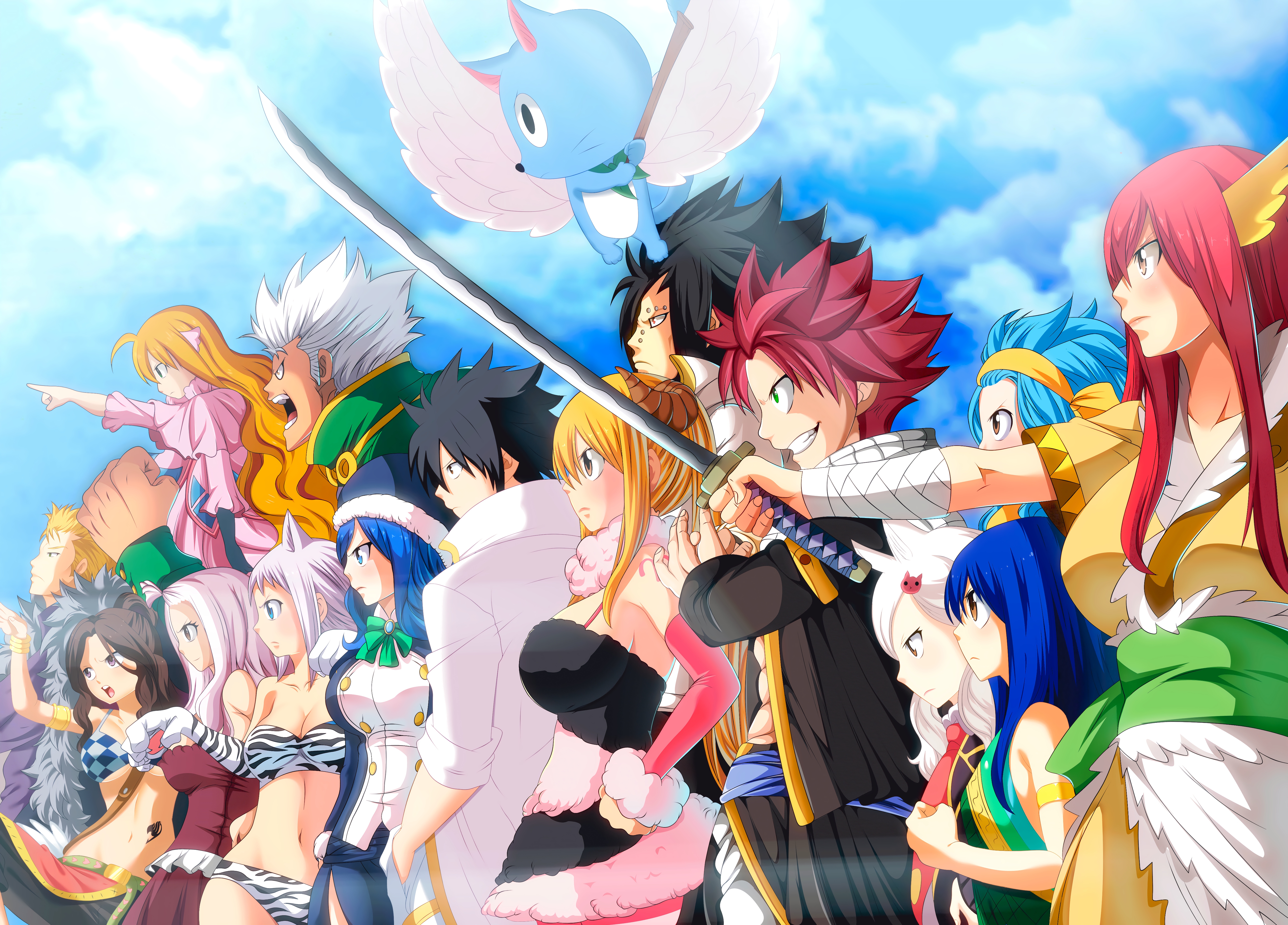4K Anime Fairy Tail Wallpaper and Background Image