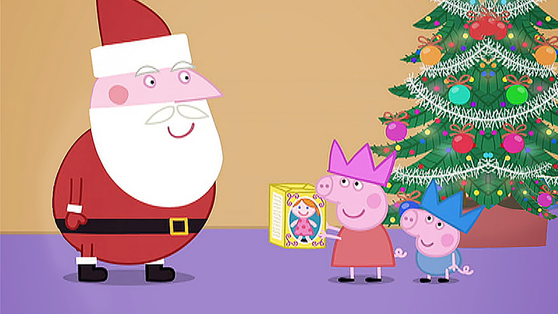 Watch Peppa Pig Season 4 Episode 3: Santa's Grotto Santa's Visit The Secret Club Grampy Rabbit's Boatyard Shake, Rattle, And Bang Show On Paramount Plus