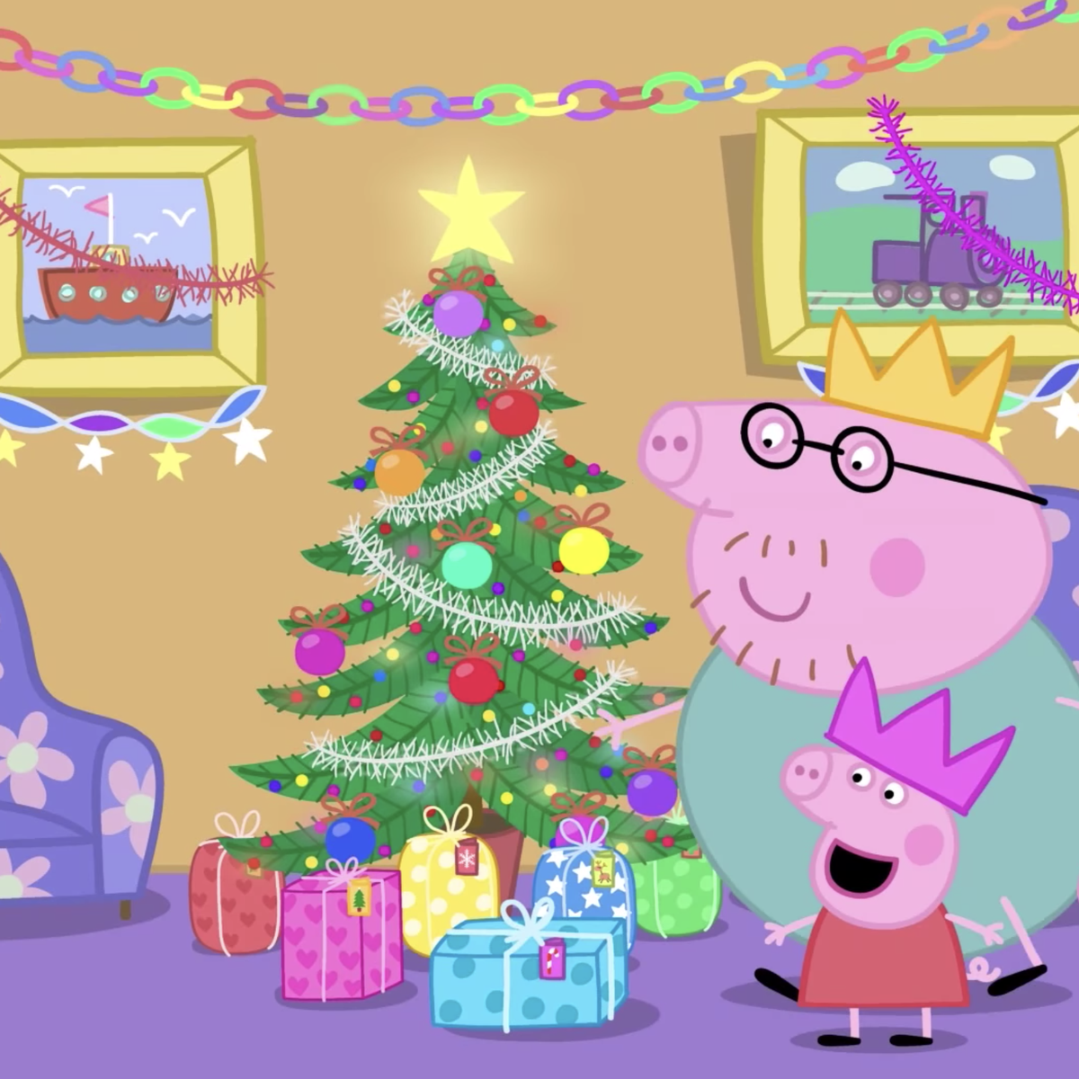 Peppa Pig Christmas Wallpapers Wallpaper Cave