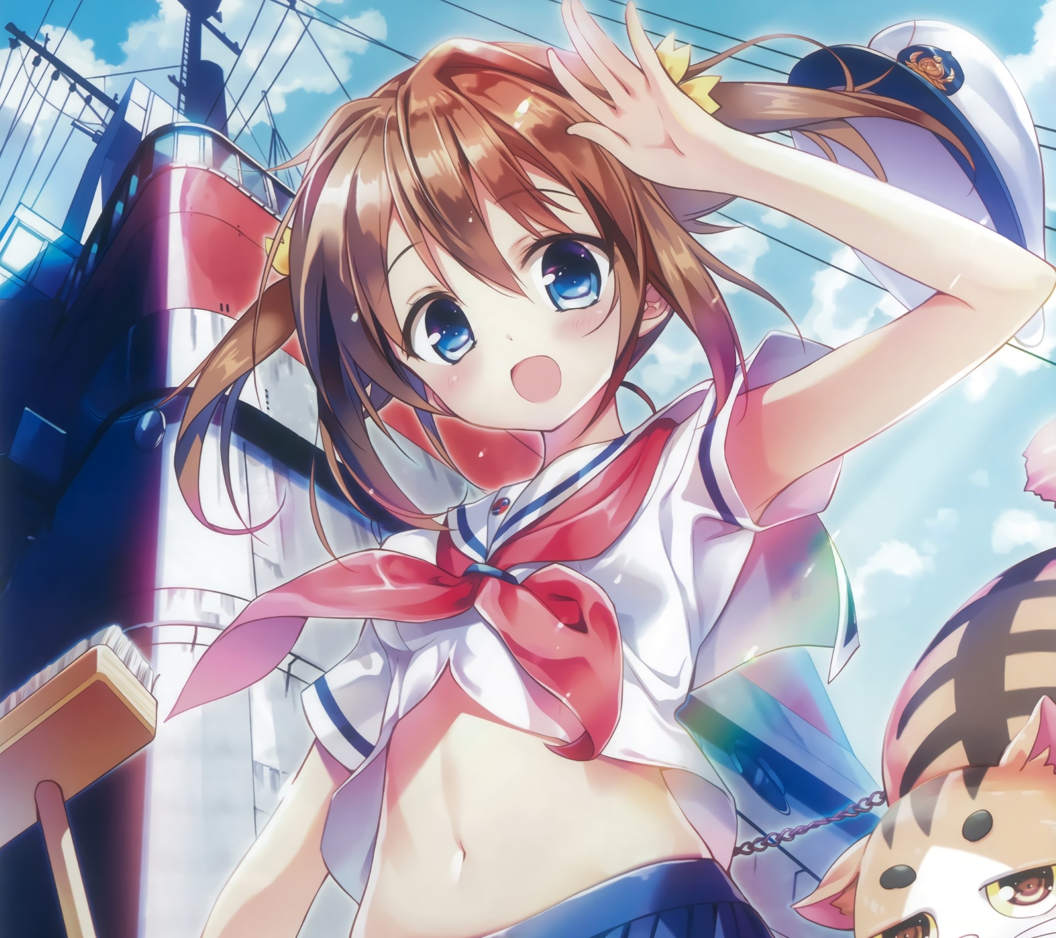 Haifuri Akeno Misaki.Android wallpaper 2160×1920