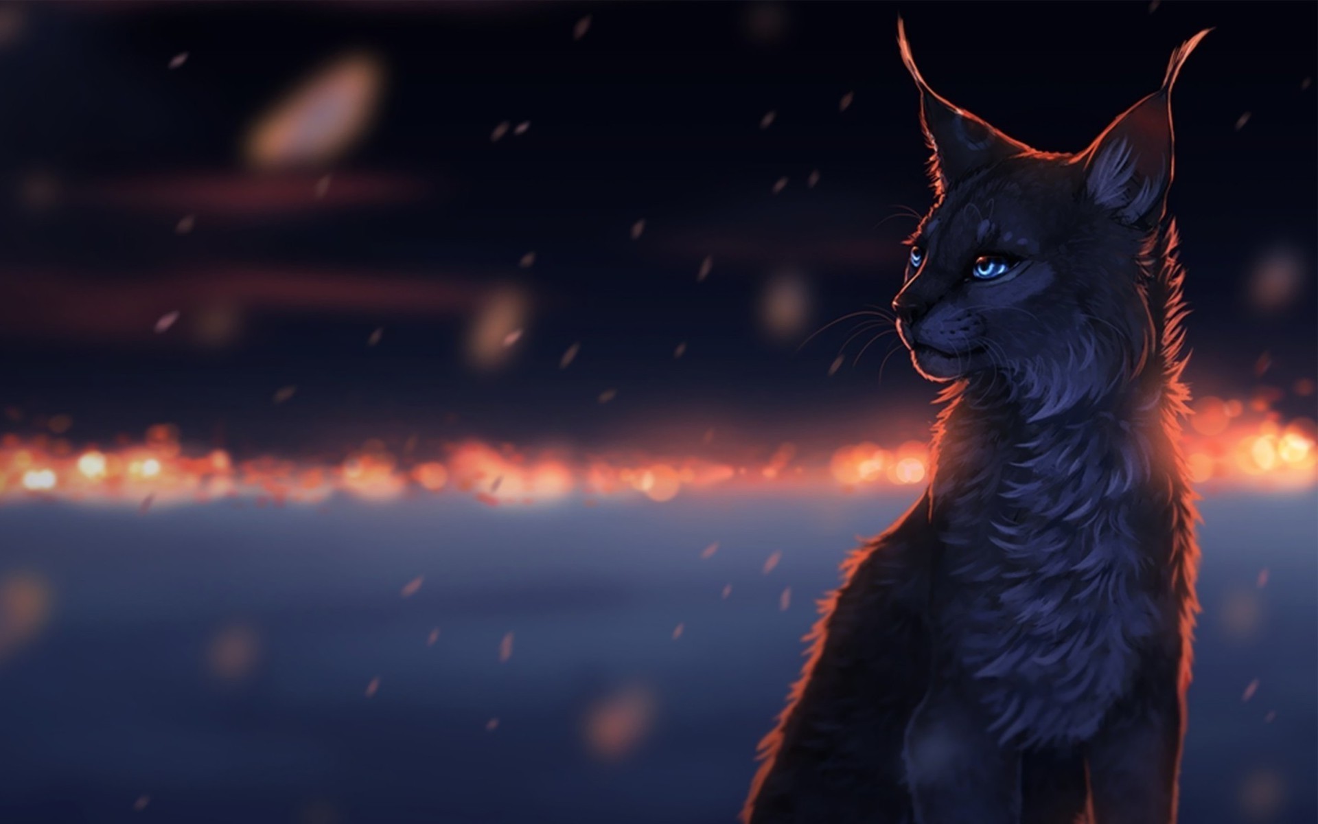 cat, Lynx, Animals, Glowing Eyes Wallpaper HD / Desktop and Mobile Background