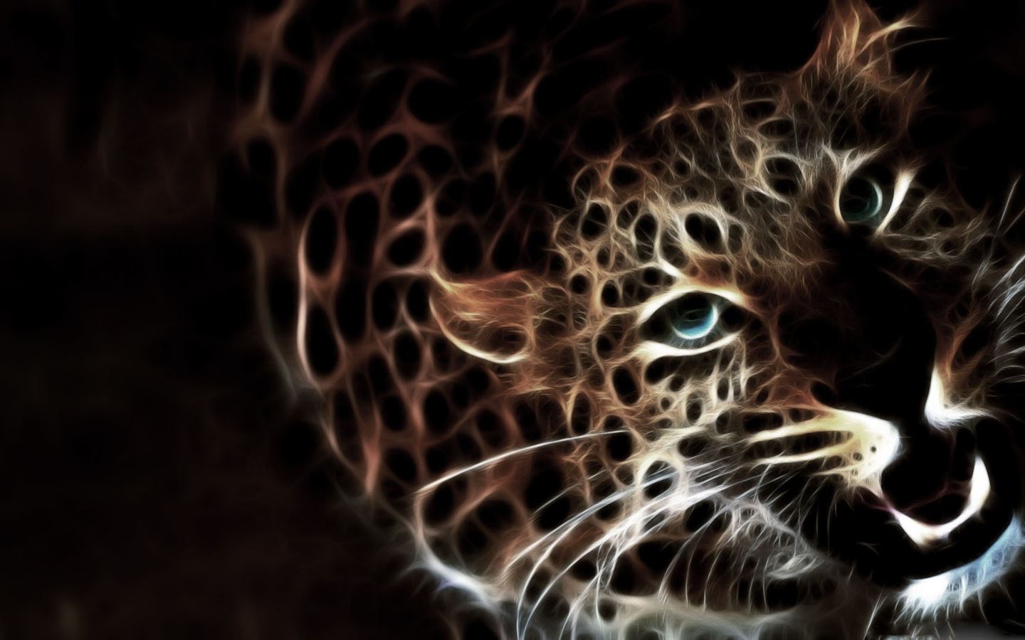 Glowing Leopard Mac Wallpaper Download