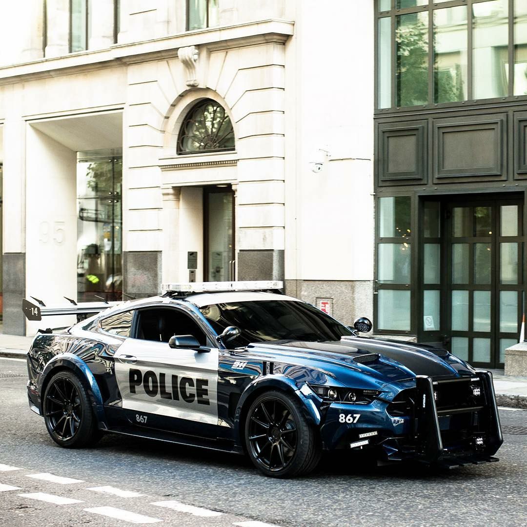 Cool wallpaper of Police Ford Mustang from Transformers. Police, Futuristic cars, Cars