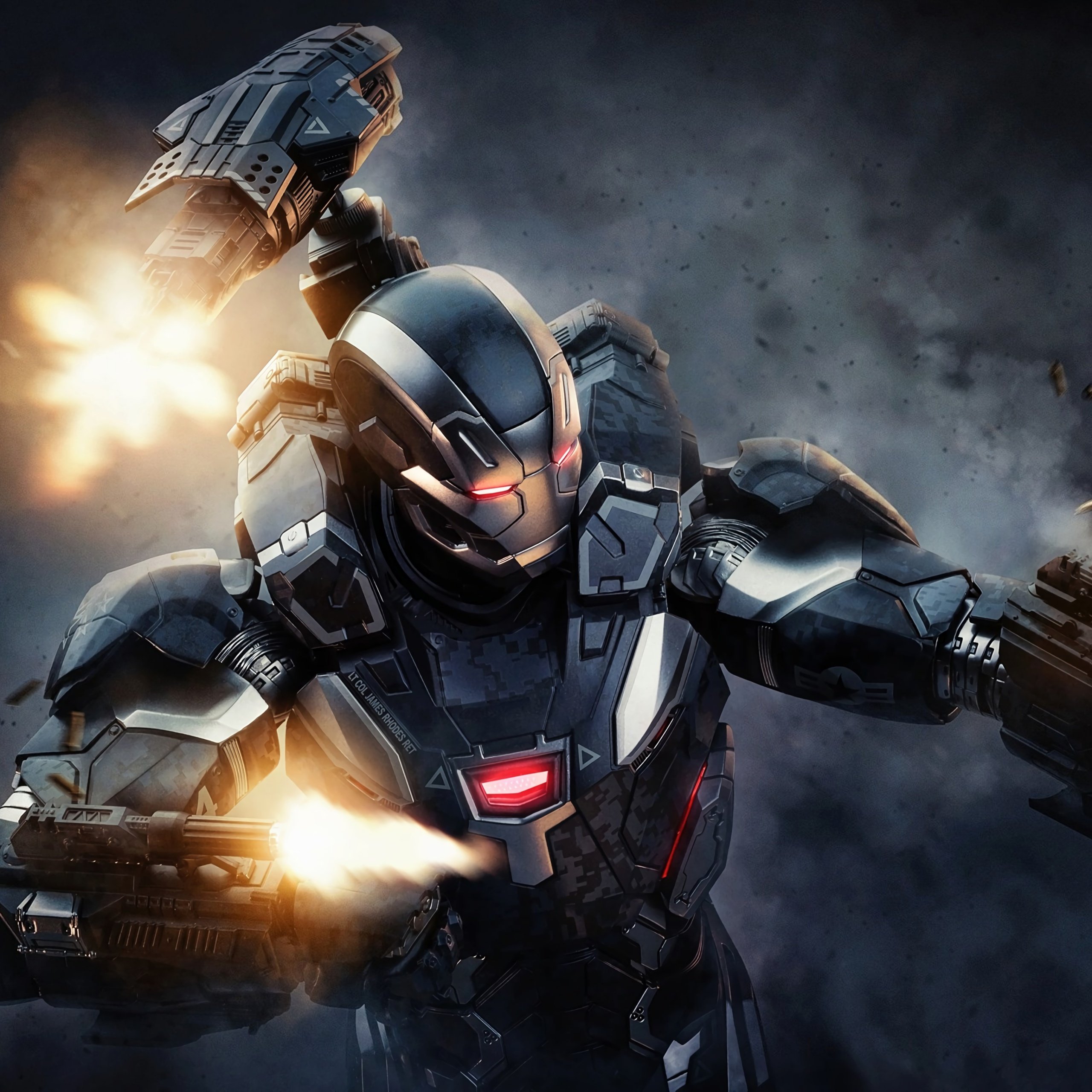 War Machine Wallpaper 4K, Iron Man, Marvel Superheroes, Graphics CGI