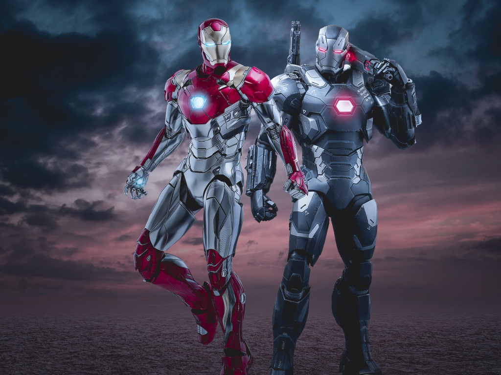 Wallpaper 4k Iron Man And War Machine 4k Wallpaper