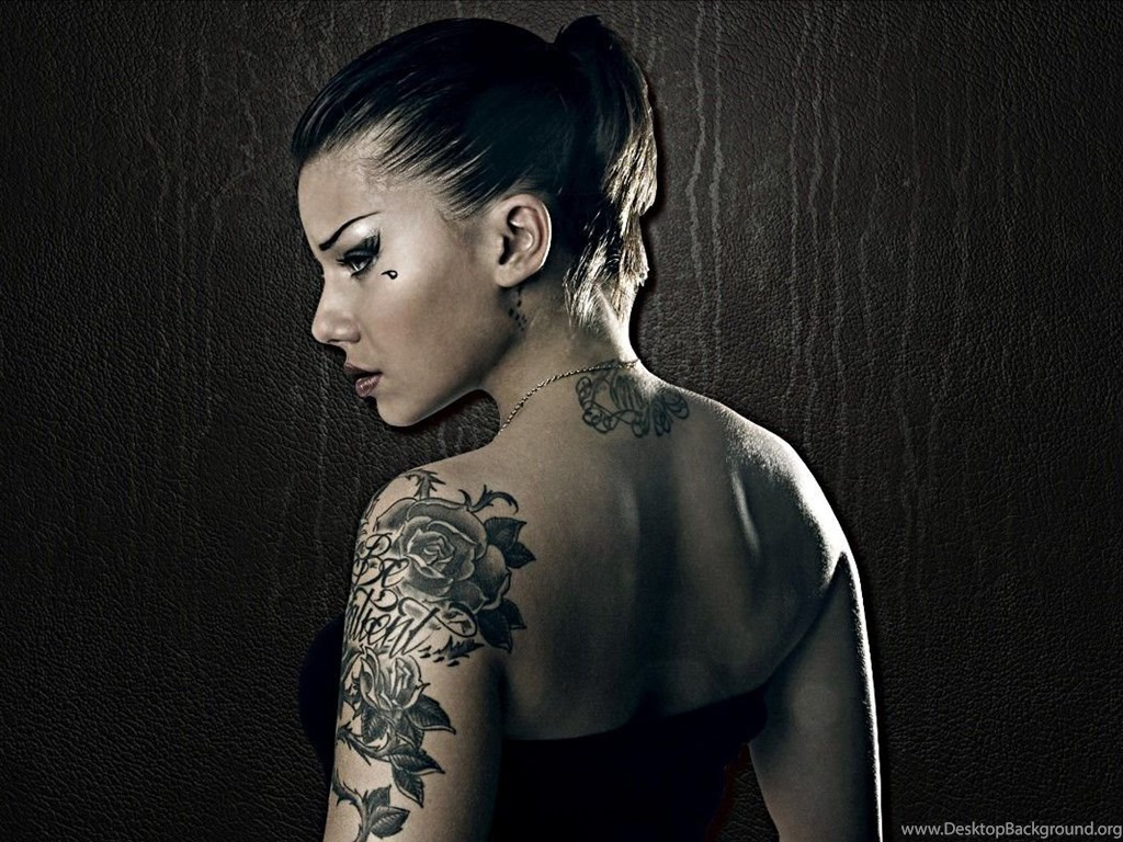Tattooed Girl Wallpaper 52434 Desktop Background