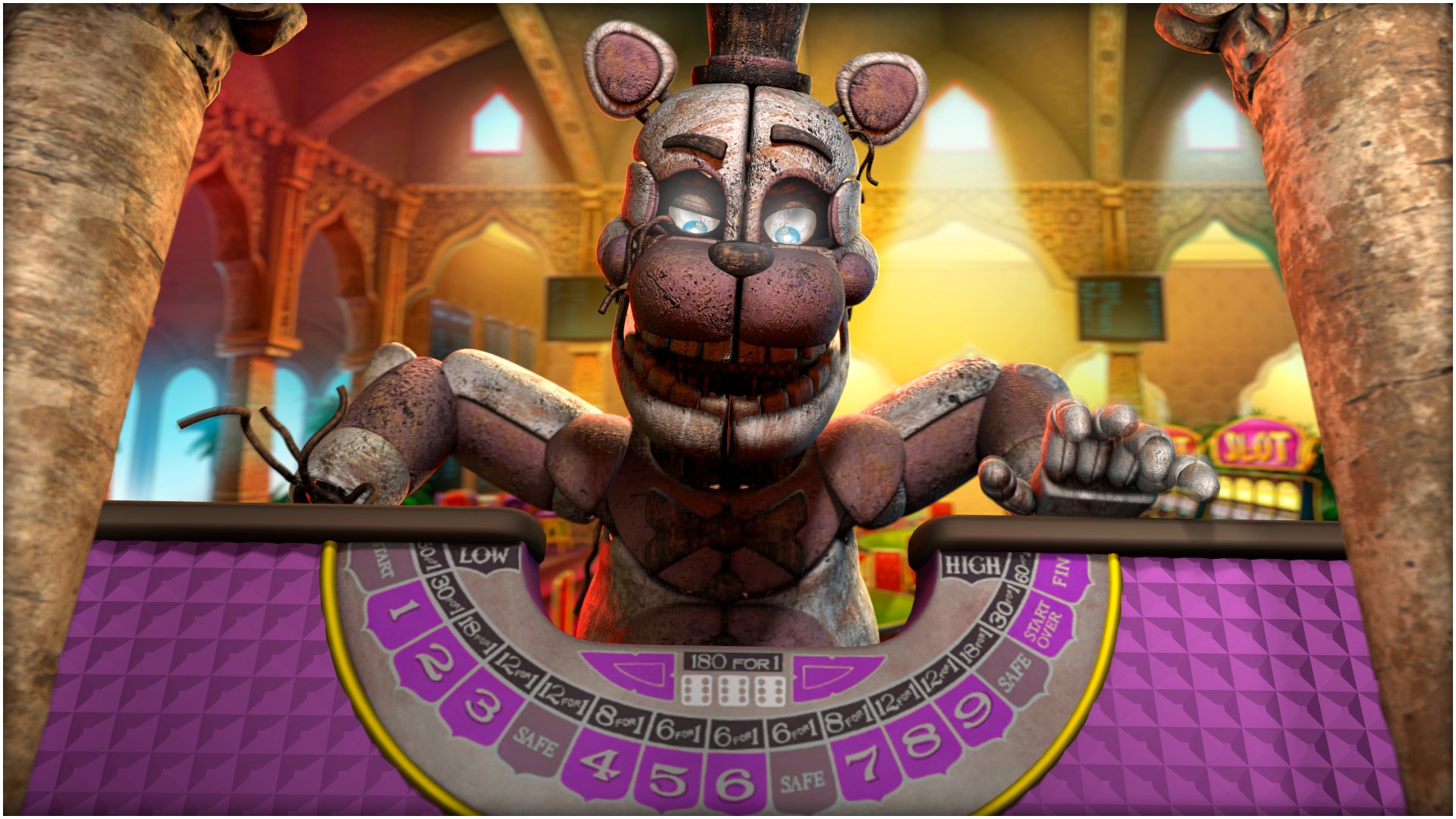 CTW Funtime Freddy at the Casino