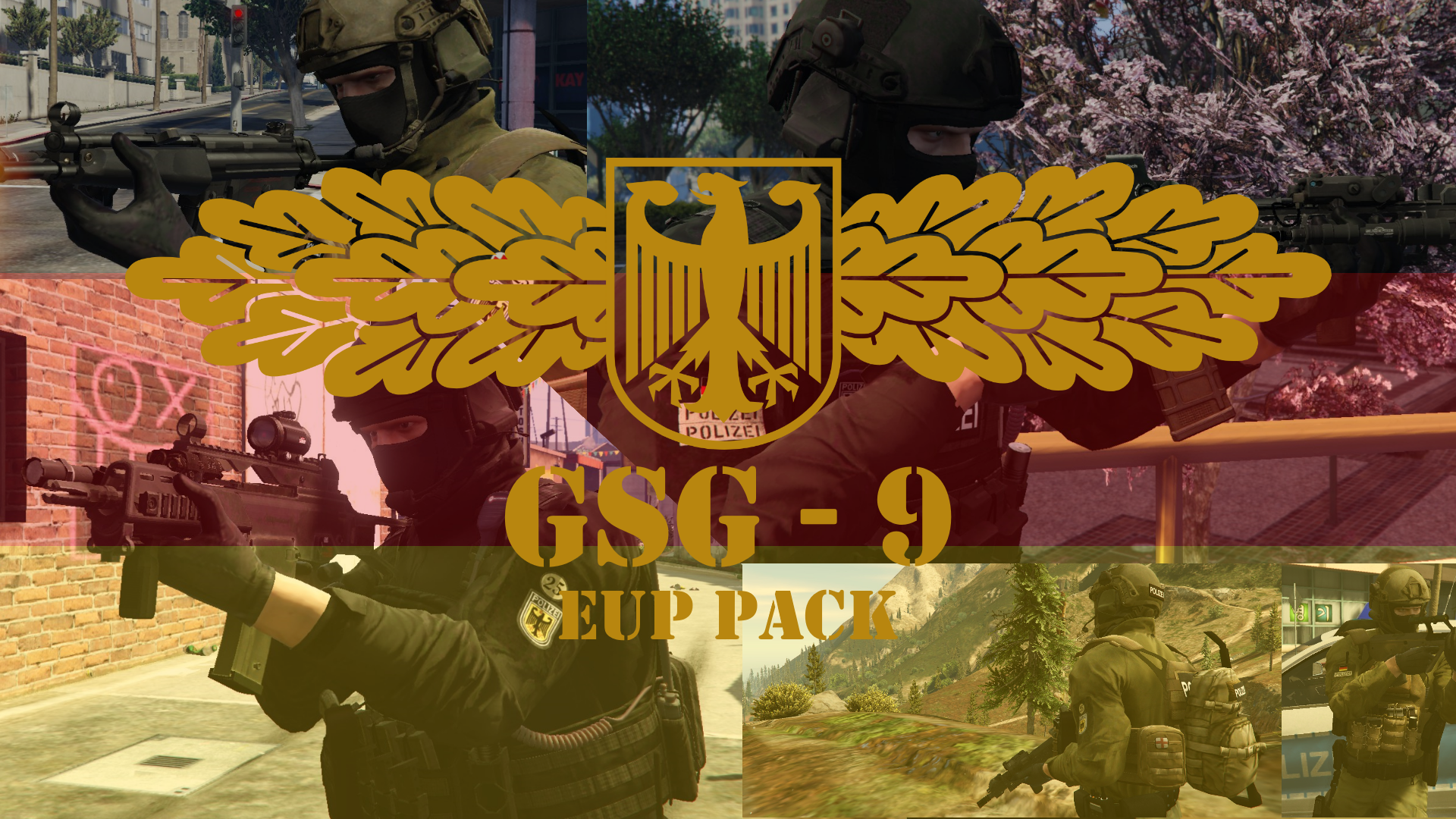 GSG 9 EUP pack & Ped Modifications