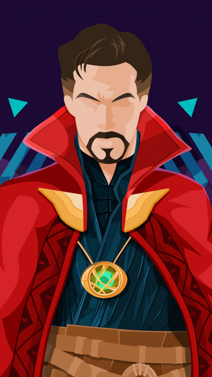 Download doctor strange, marvel, artwork, minimal 720x1280 wallpaper, samsung galaxy mini s3, s5, neo, alpha, sony xperia compact z1, z2, z3, asus zenfone, 720x1280 HD image, background, 227