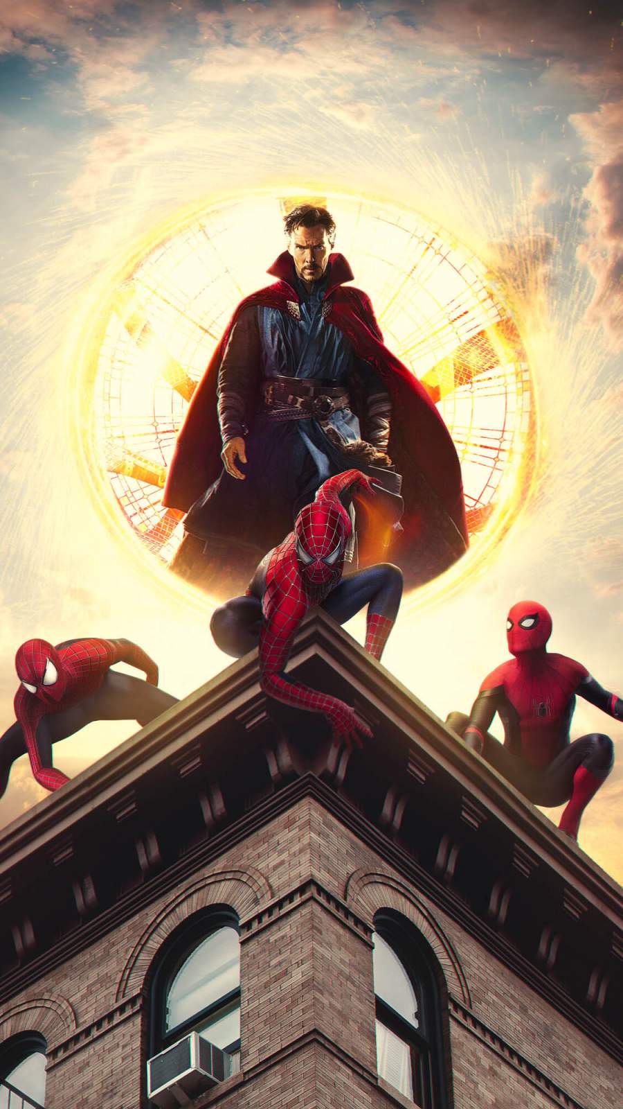 Doctor Strange With Spiderman Wallpaper, iPhone Wallpaper