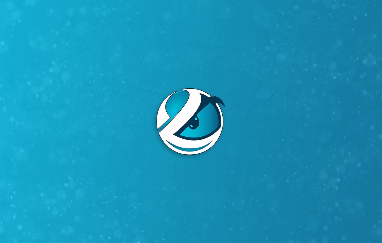 Wallpaper logo, blue background, csgo, cs go, Luminosity Gaming image for desktop, section игры