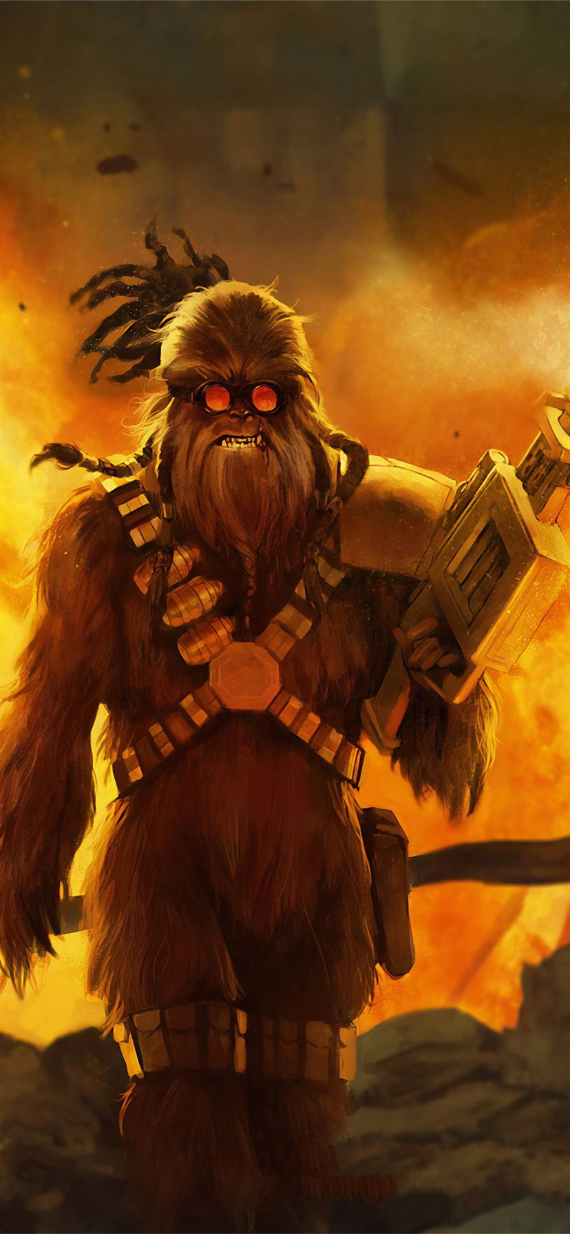 Best Chewbacca iPhone 11 HD Wallpaper