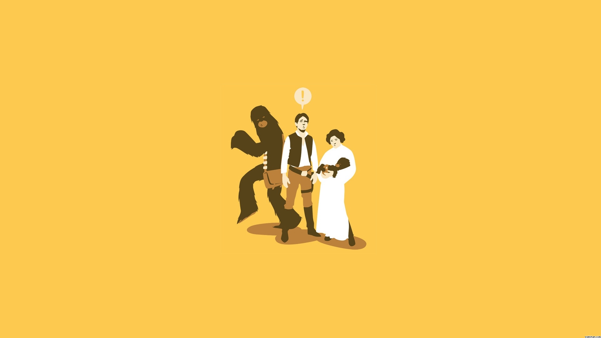 Funny Han, Leia Chewie Wallpaper Wars Wallpaper
