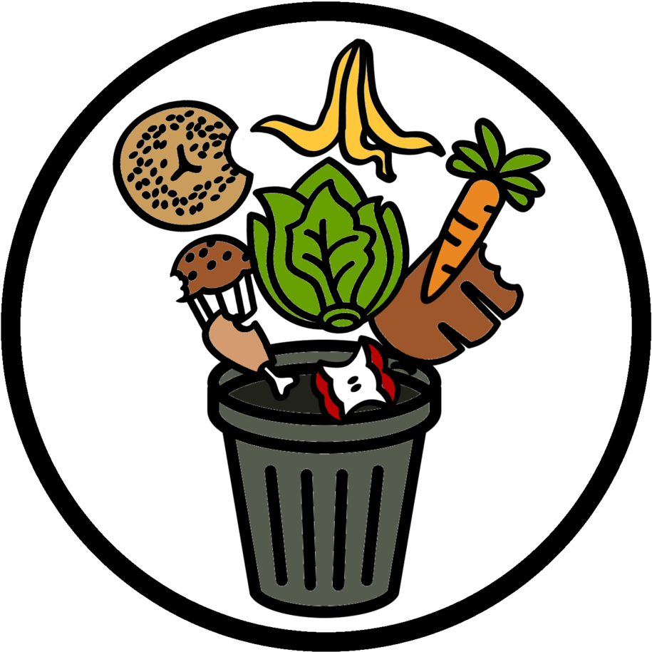 Contact Waste Bin Cartoon (1000x984). Food waste, Clip art, Cartoon clip art