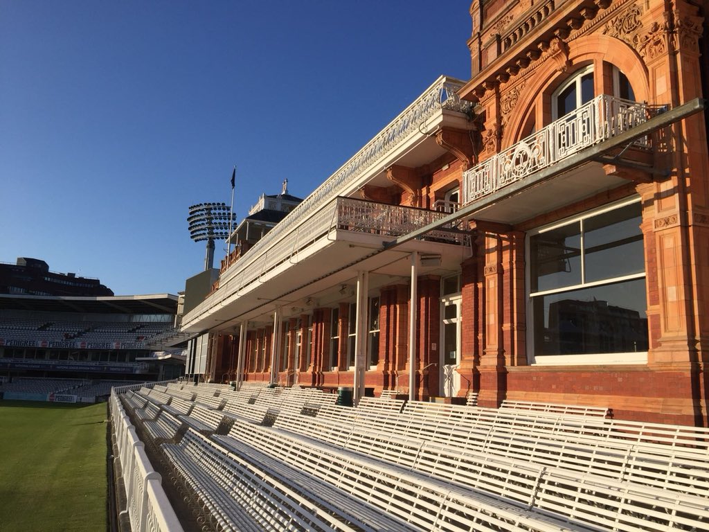 Lord's Cricket Ground that weather from this morning certainly changed